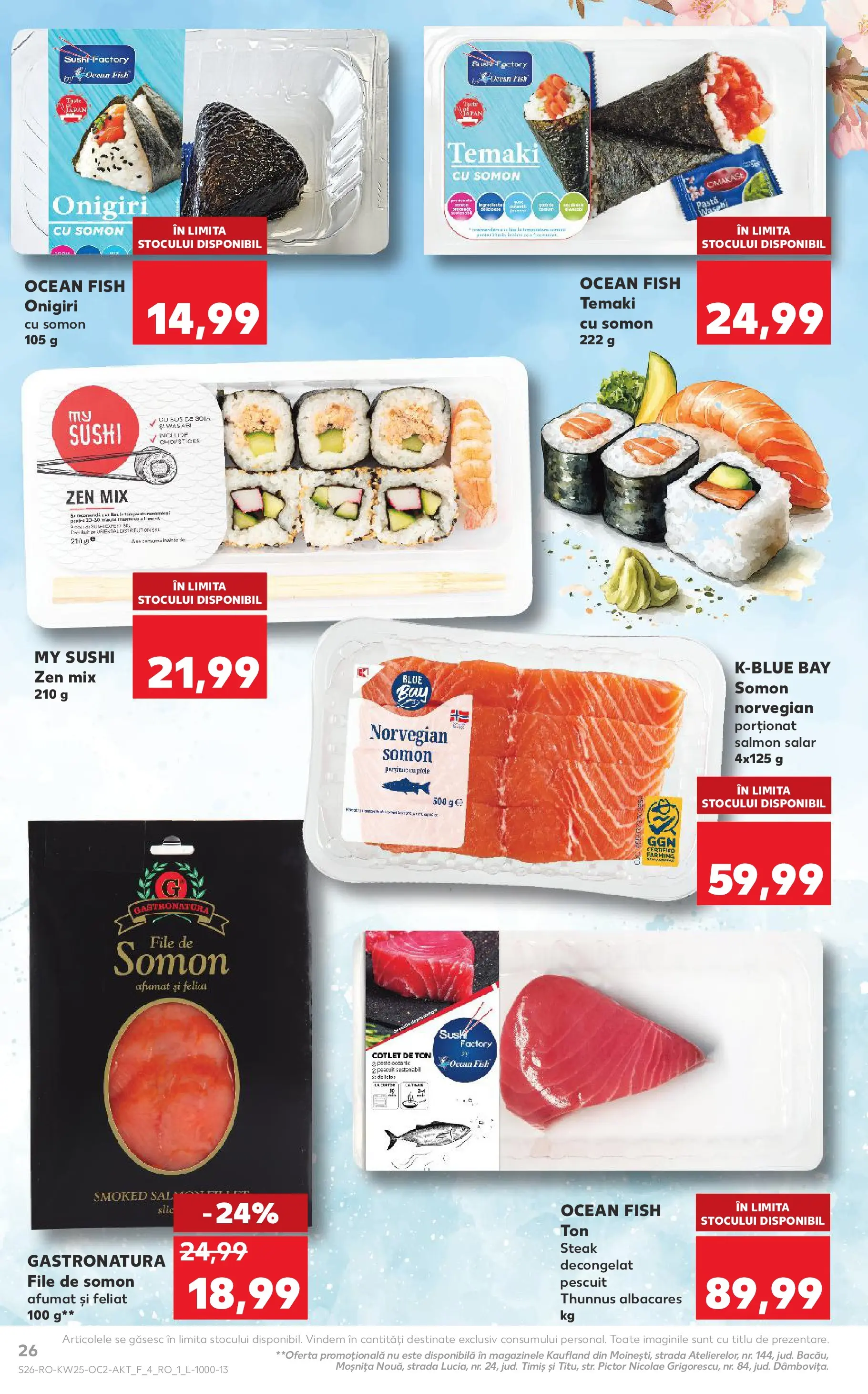 Catalog Kaufland 17 - 22 Iunie 2026 | Pagina 26 | Produse: Șal, Lait de coco, Sushi, Sos