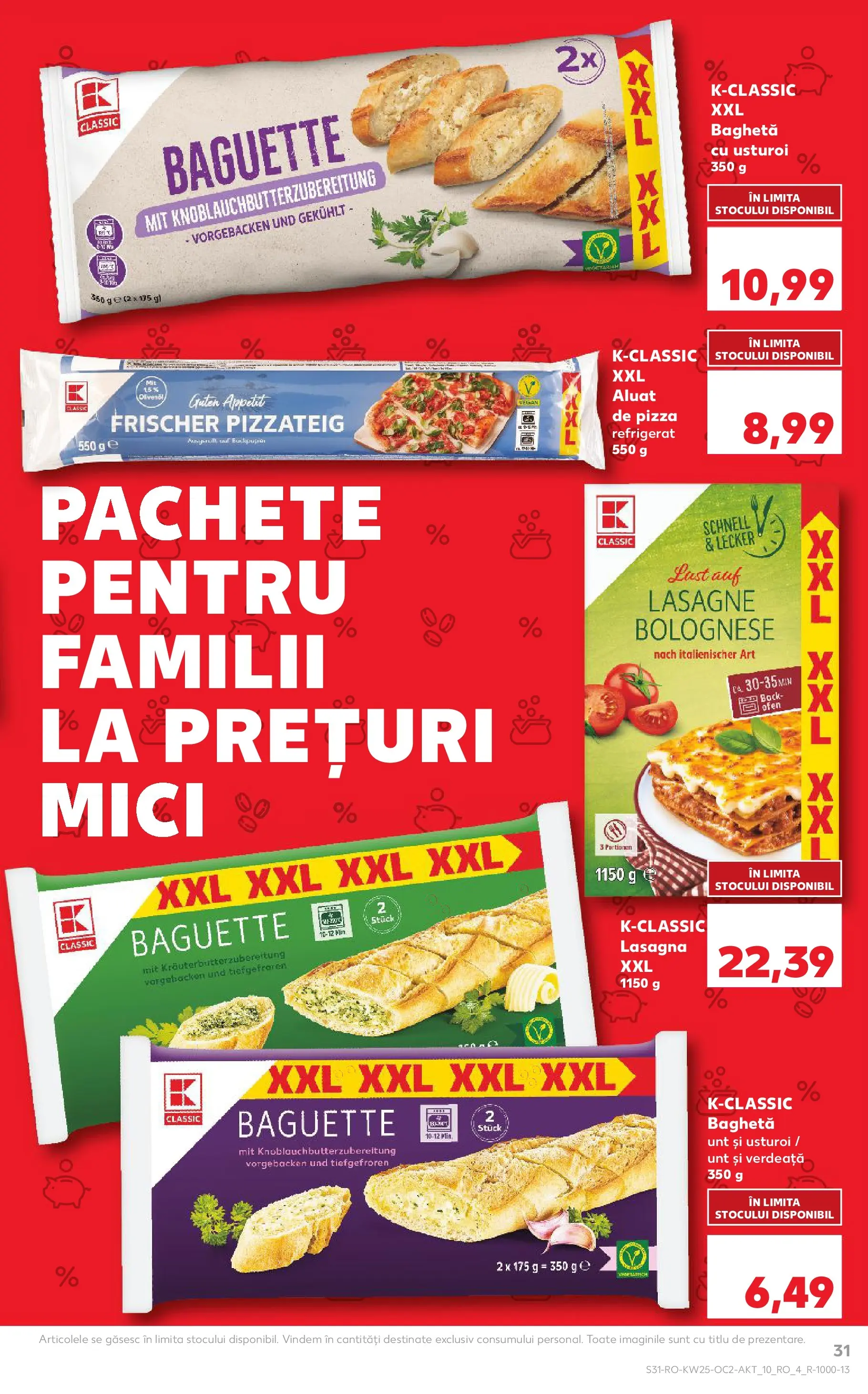 Catalog Kaufland 17 - 22 Iunie 2026 | Pagina 31 | Produse: Mici, Unt, Pizza, Verdeață