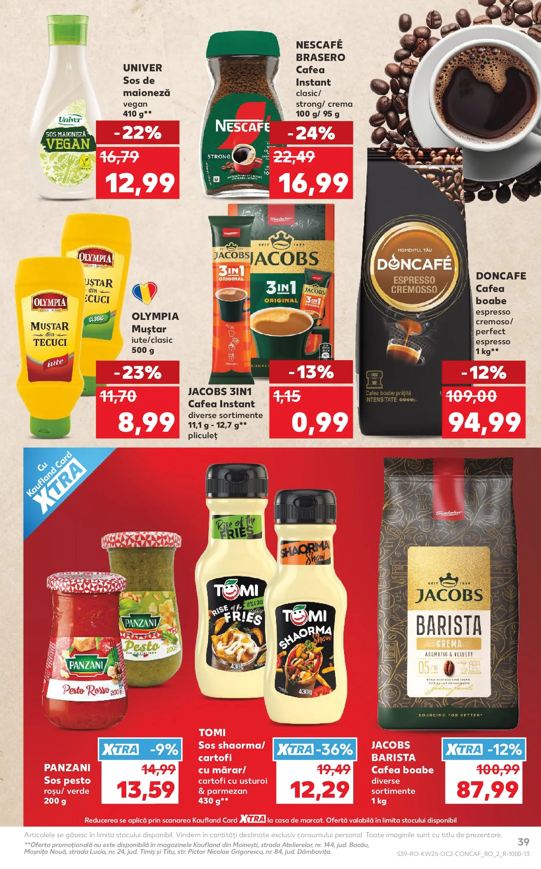 Catalog Kaufland 17 - 22 Iunie 2026 | Pagina 39 | Produse: Köpek çiti, Cafea, Maioneză, Parmezan