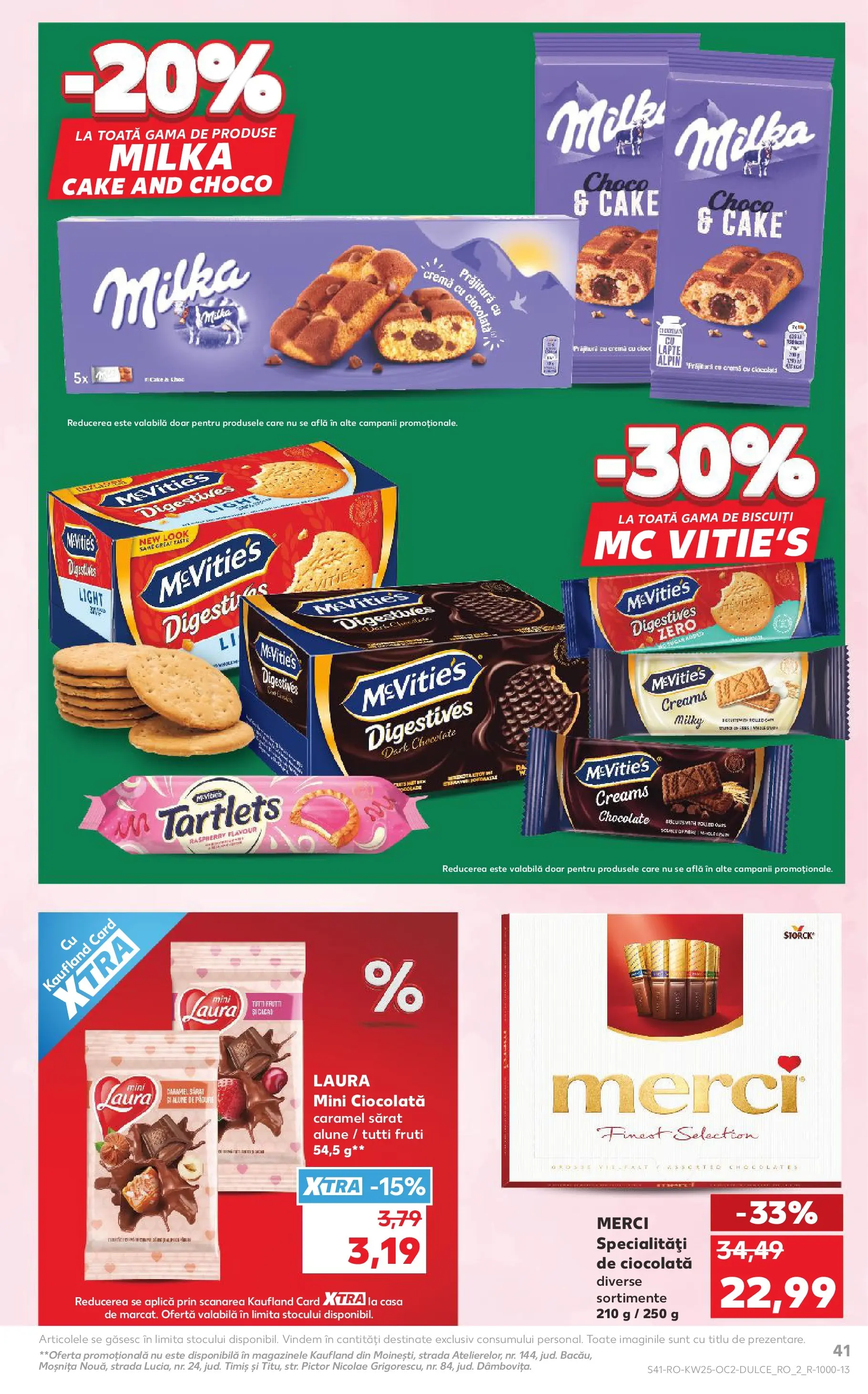 Catalog Kaufland 17 - 22 Iunie 2026 | Pagina 41 | Produse: Prăjitură, Alune, Lapte, Cremă