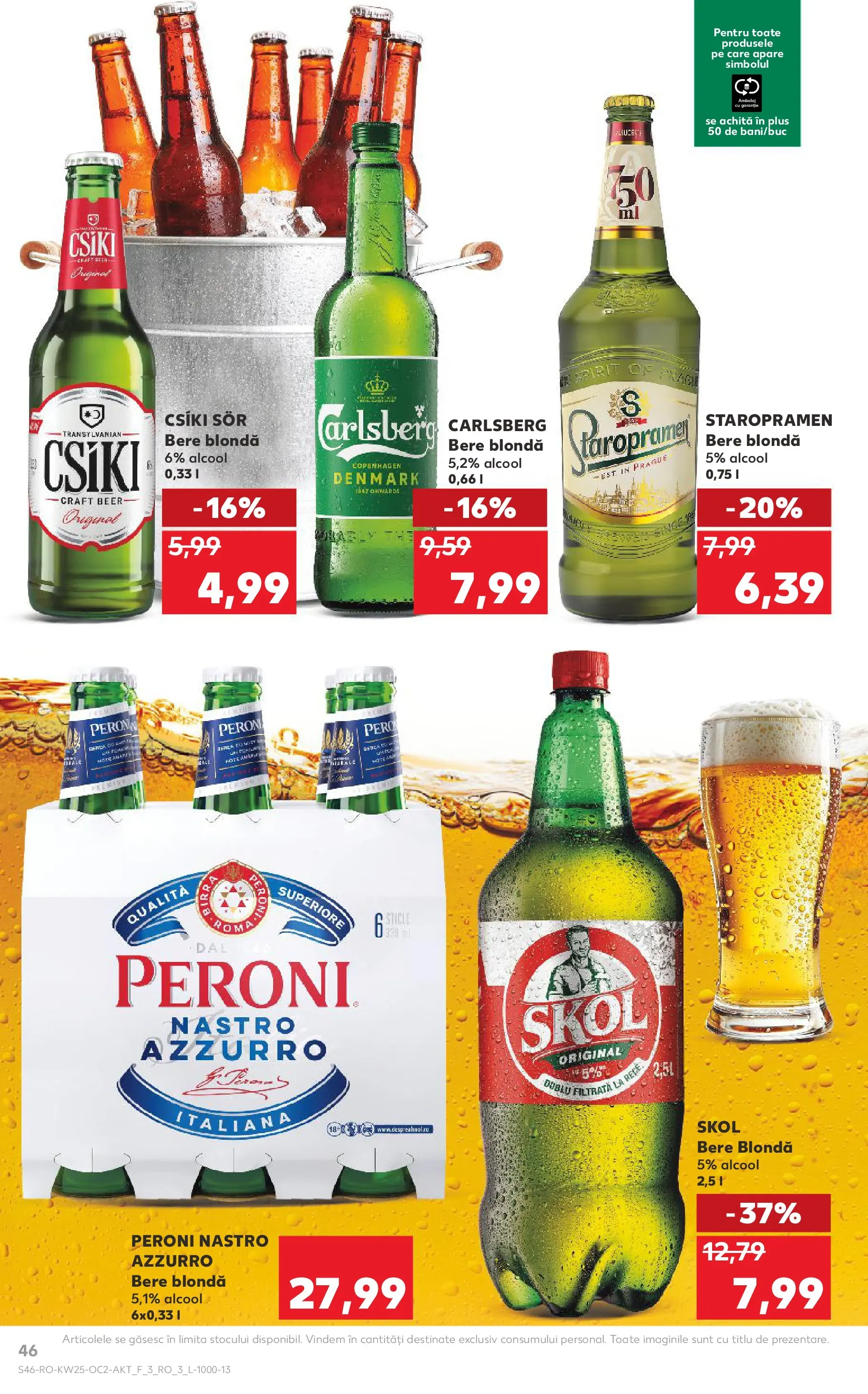 Catalog Kaufland 17 - 22 Iunie 2026 | Pagina 46 | Produse: Bere
