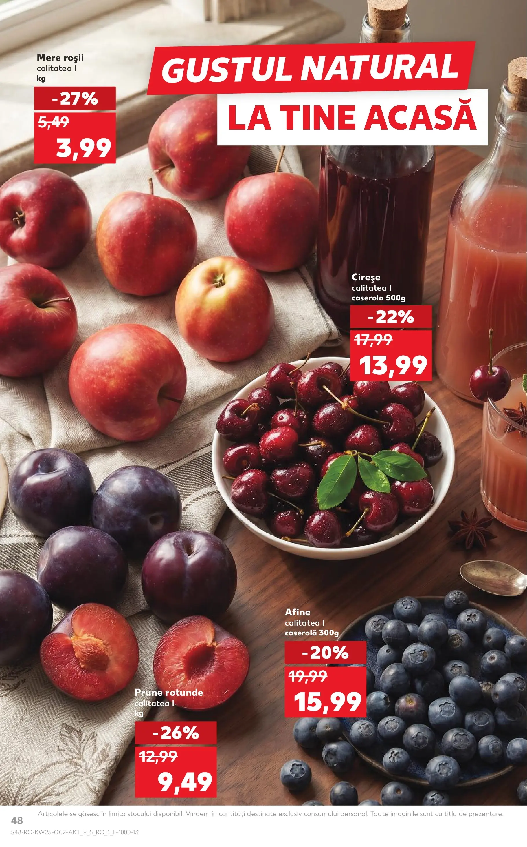 Catalog Kaufland 17 - 22 Iunie 2026 | Pagina 48 | Produse: Afine, Mere, Roșii, Cireșe