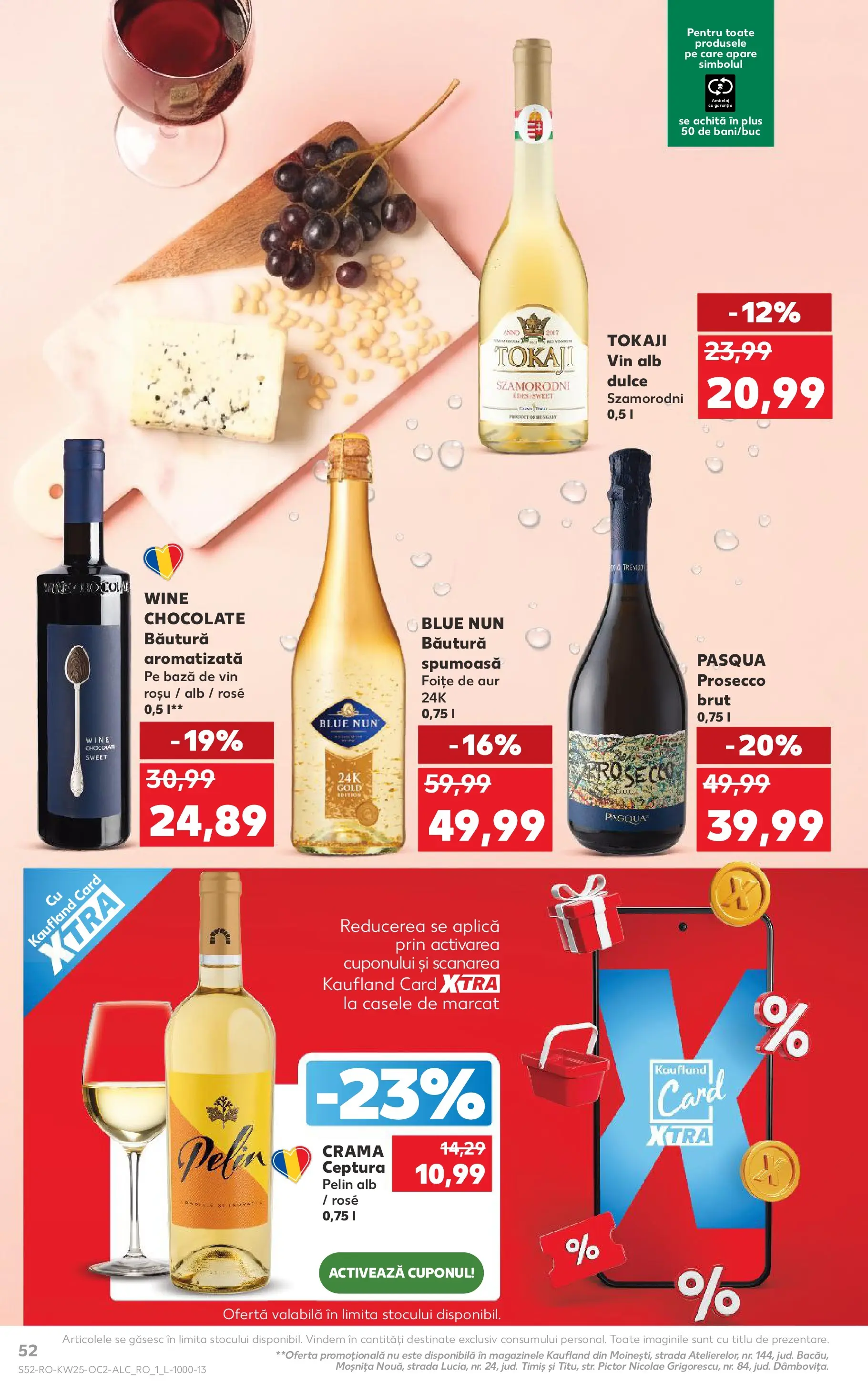 Catalog Kaufland 17 - 22 Iunie 2026 | Pagina 52 | Produse: Prosecco, Vin