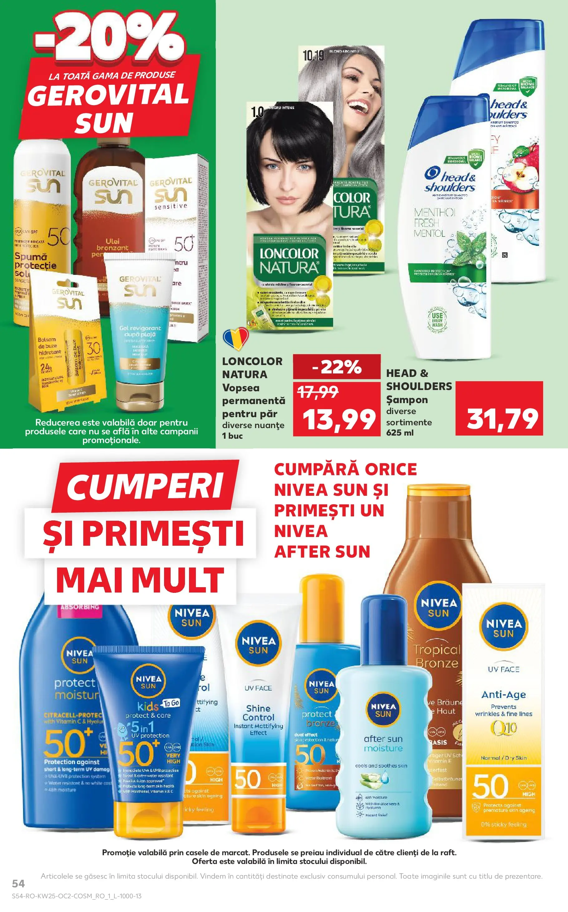 Catalog Kaufland 17 - 22 Iunie 2026 | Pagina 54 | Produse: Vopsea, Șampon, Ulei, Protecție solară