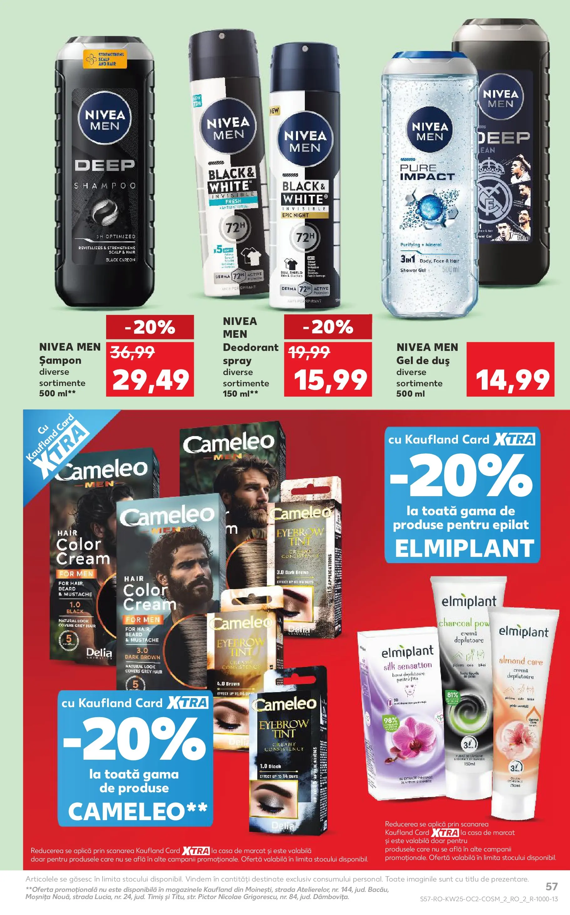 Catalog Kaufland 17 - 22 Iunie 2026 | Pagina 57 | Produse: Cremă, Gel de duș, Deodorant, Cremă depilatoare