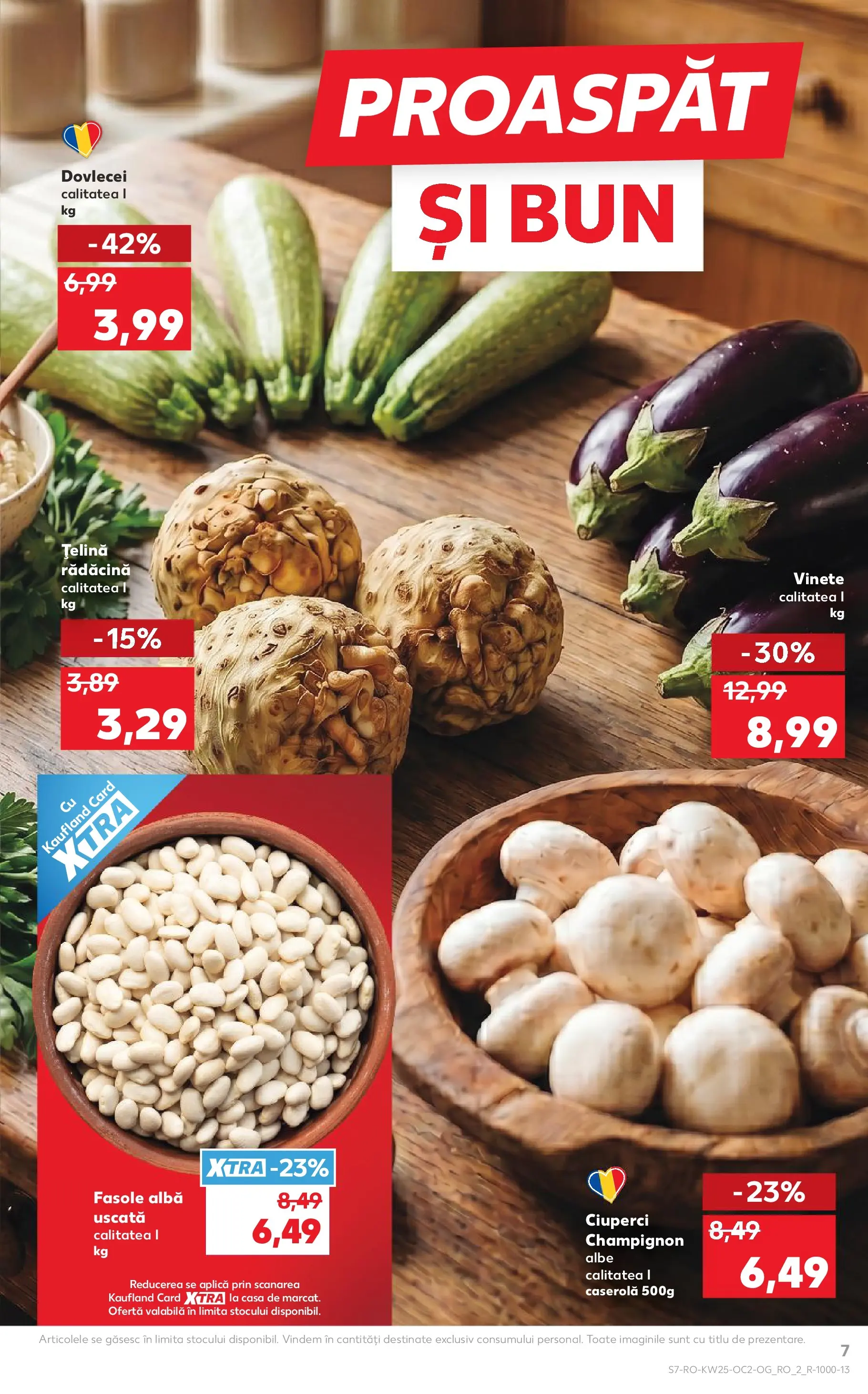 Catalog Kaufland 17 - 22 Iunie 2026 | Pagina 7 | Produse: Țelină, Ciuperci, Fasole albă