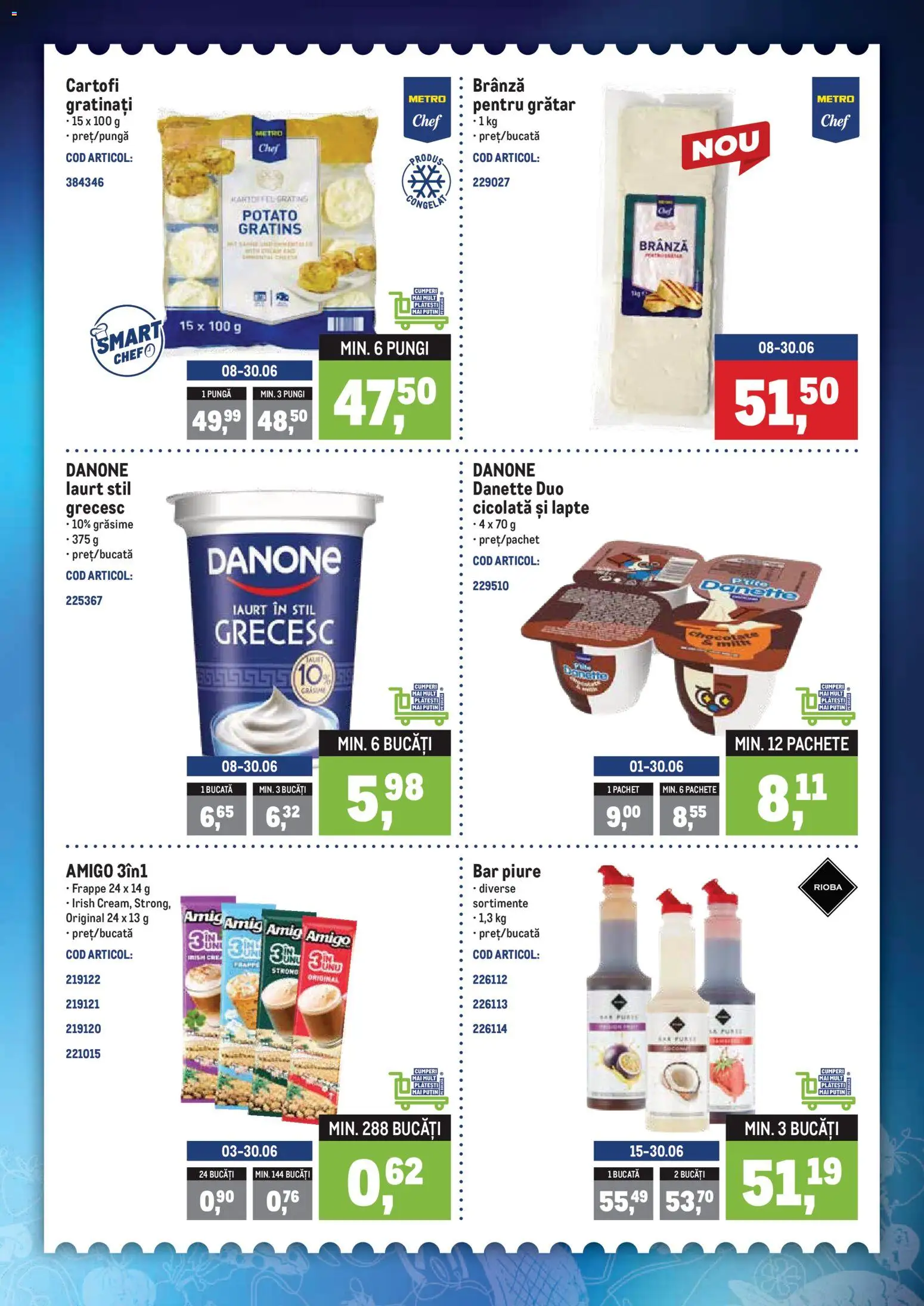 Catalog METRO 15 - 20 Iunie 2026 | Pagina 2 | Produse: Pungă, Grătar, Lapte, Cartofi