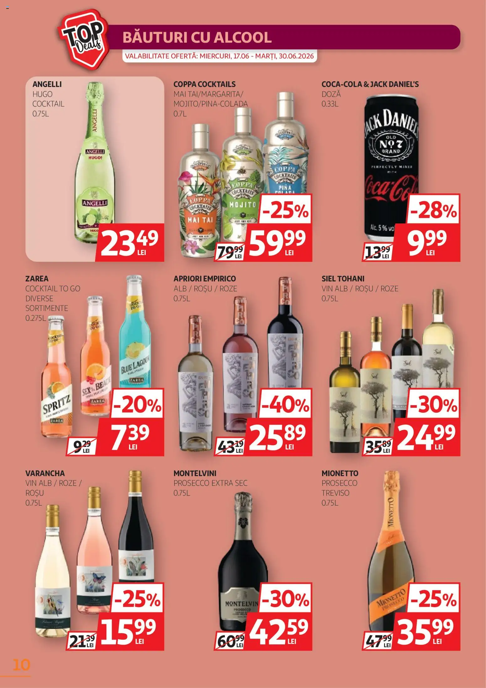 Catalog Auchan 17 - 29 Iunie 2026 | Pagina 10 | Produse: Prosecco, Vin, Cocktail