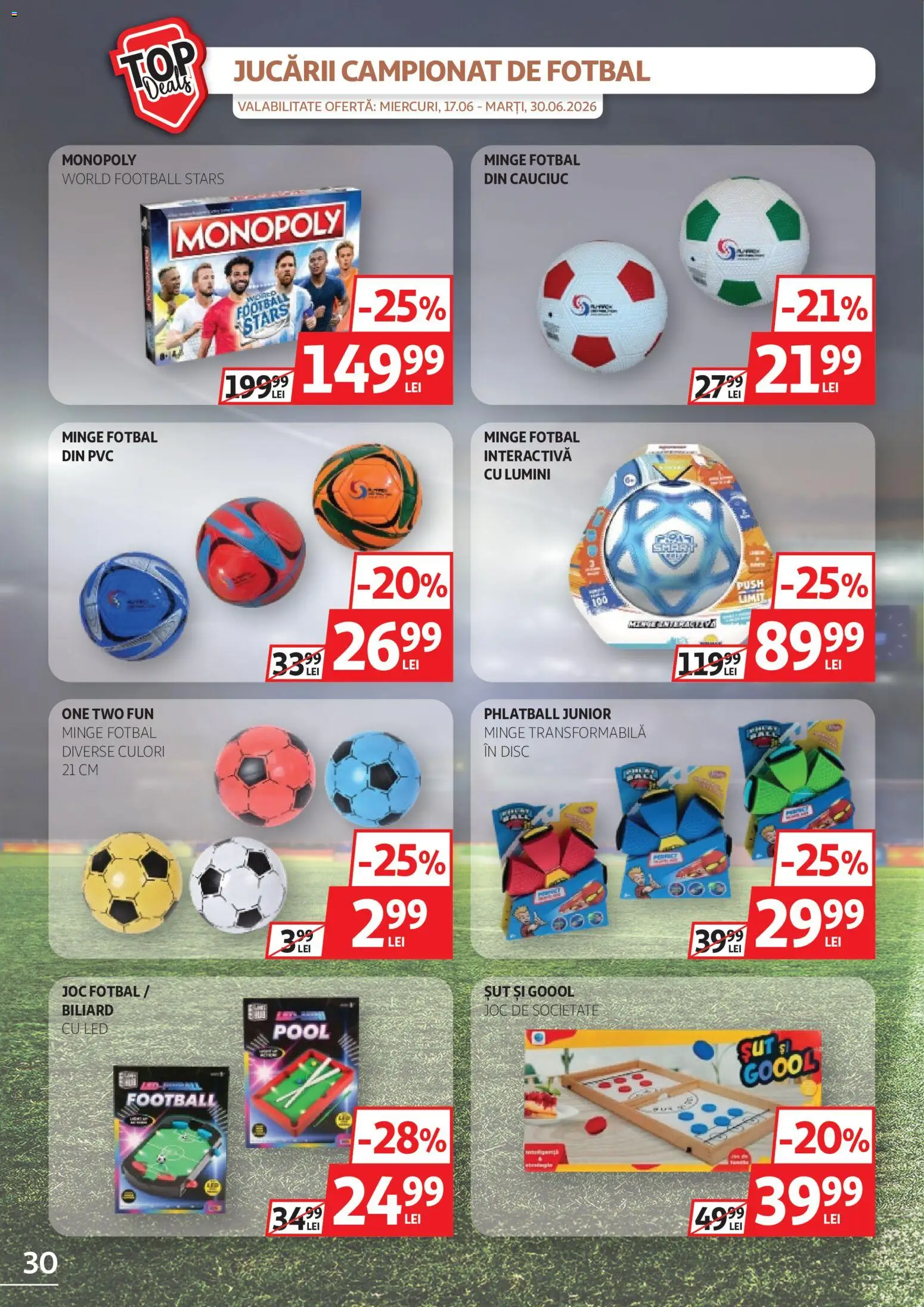 Catalog Auchan 17 - 29 Iunie 2026 | Pagina 30 | Produse: Joc, Disc, Babak