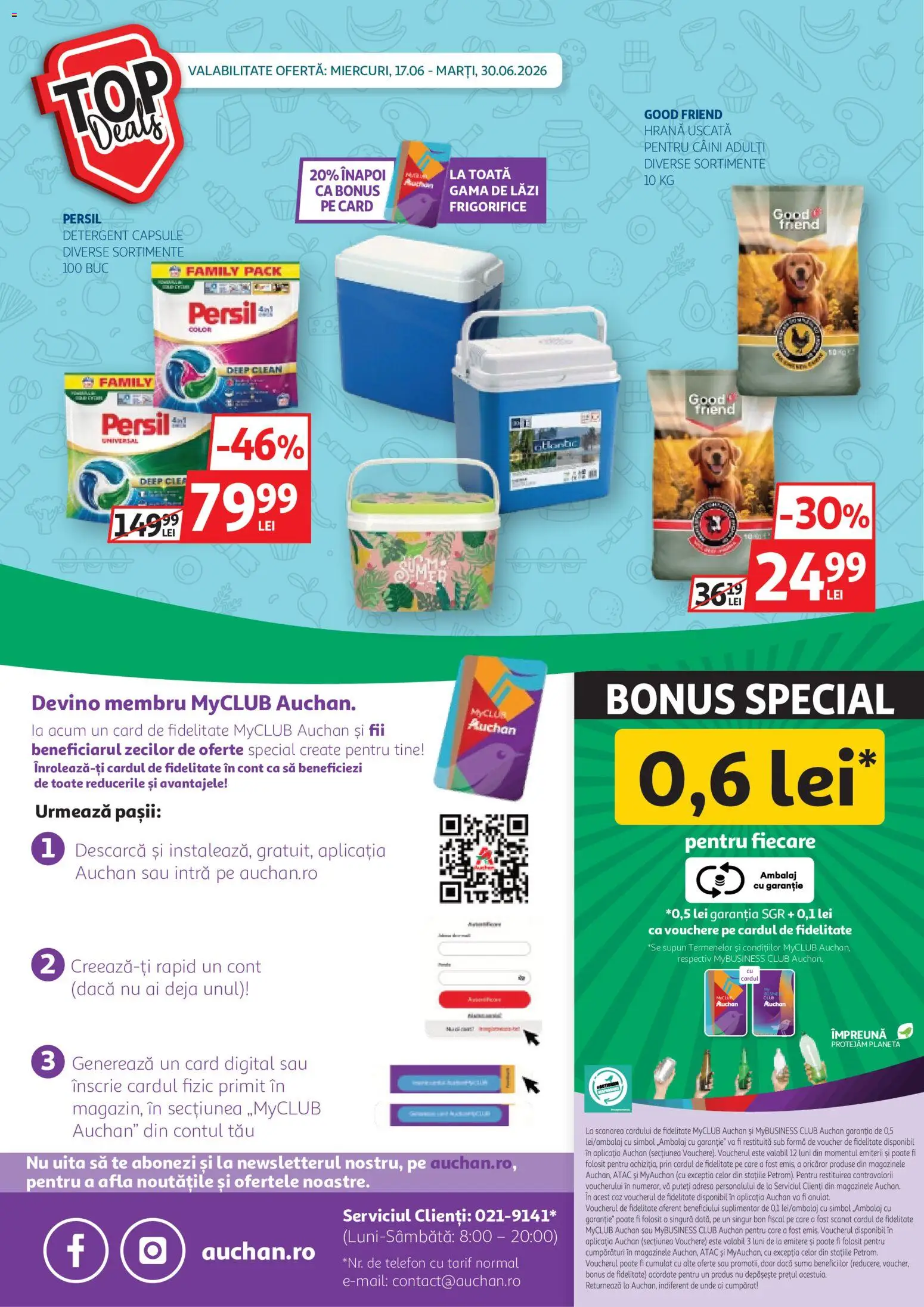 Catalog Auchan 17 - 29 Iunie 2026 | Pagina 35 | Produse: Telefon, Pomelo, Detergent