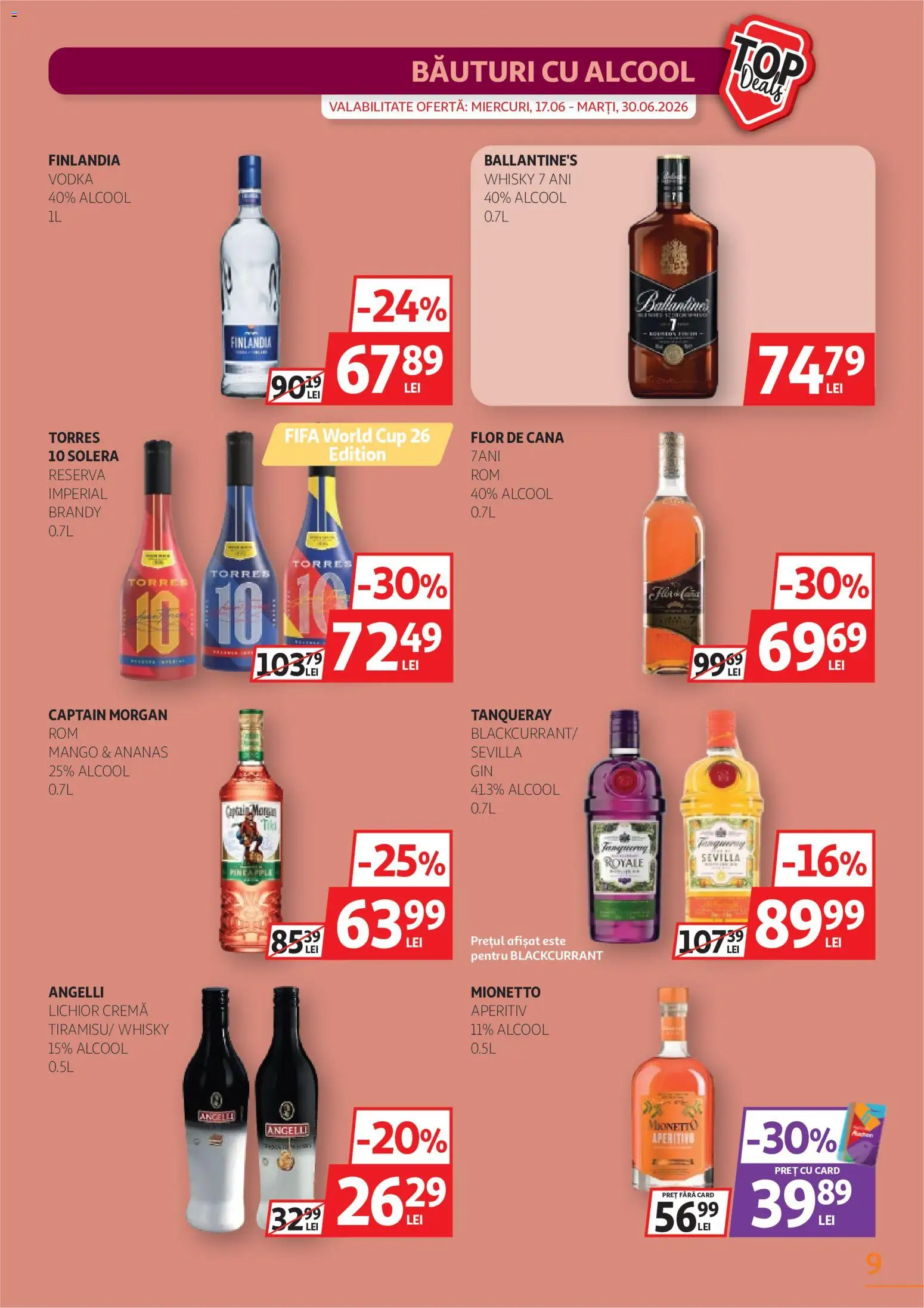 Catalog Auchan 17 - 29 Iunie 2026 | Pagina 9 | Produse: Cremă, Ananas, Vodka, Mango