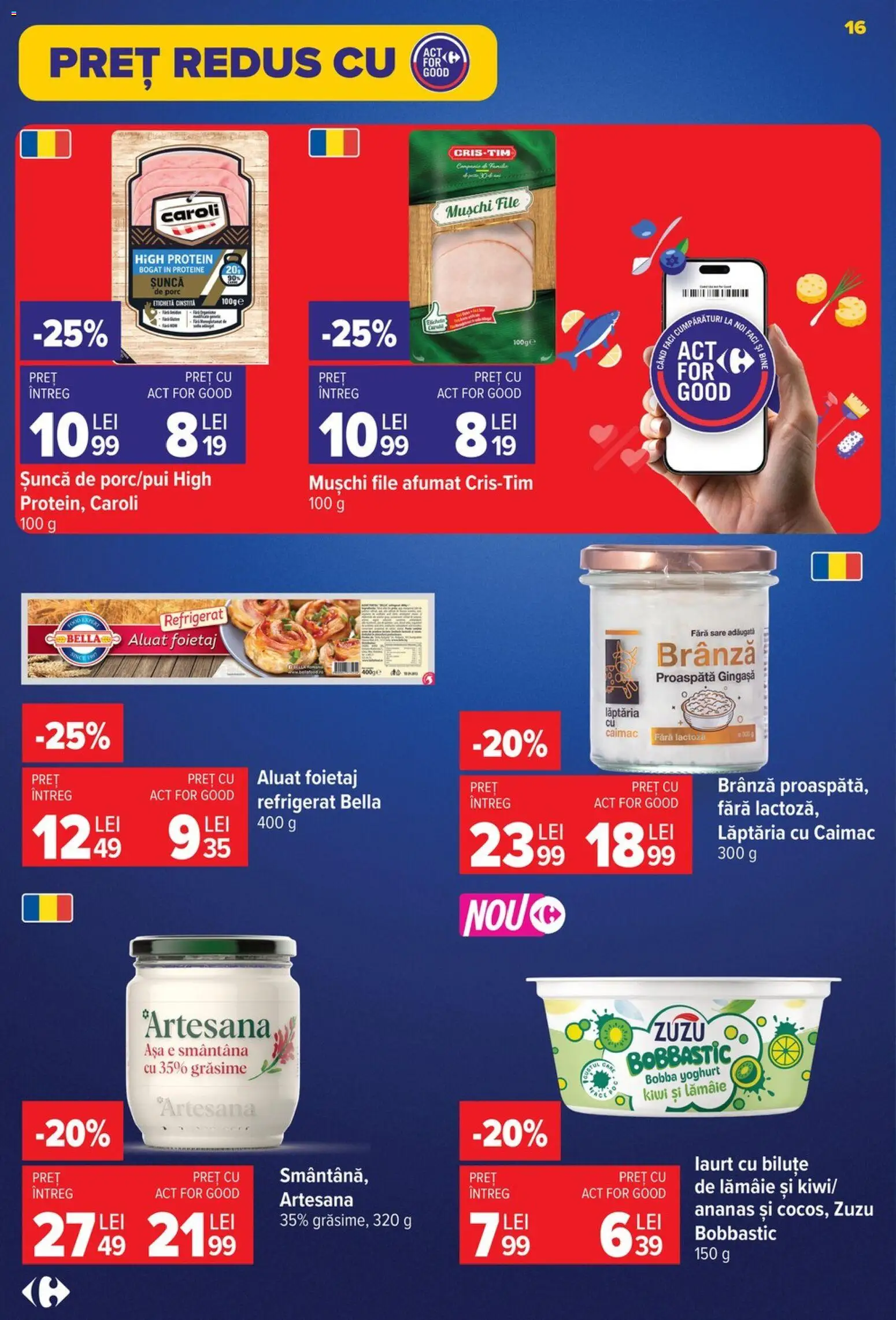 Catalog Carrefour 17 - 22 Iunie 2026 | Pagina 15 | Produse: Șuncă, Ananas, Sare, Lămâie