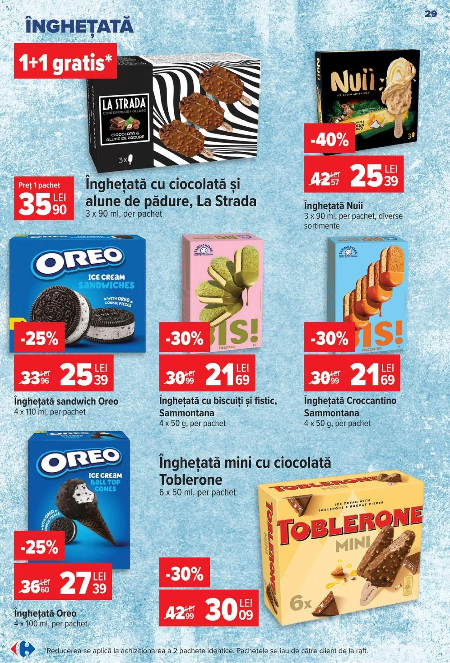 Catalog Carrefour 17 - 22 Iunie 2026 | Pagina 28 | Produse: Top, Alune, Ciocolată, Înghețată