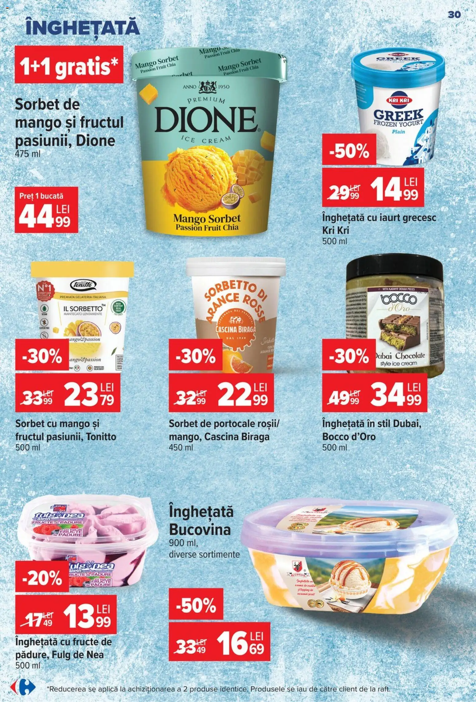 Catalog Carrefour 17 - 22 Iunie 2026 | Pagina 29 | Produse: Raft, Înghețată, Fructe, Mango