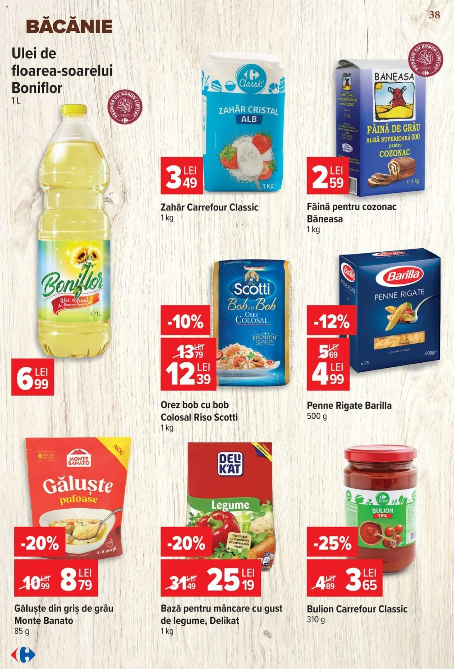 Catalog Carrefour 17 - 22 Iunie 2026 | Pagina 37 | Produse: Ulei, Făină, Orez, Legume