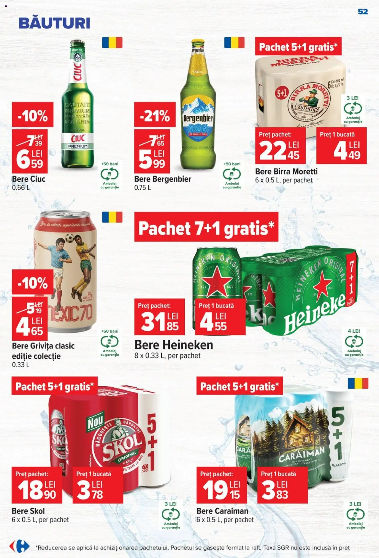 Catalog Carrefour 17 - 22 Iunie 2026 | Pagina 51 | Produse: Bere, Dale, Plastik Kulübe