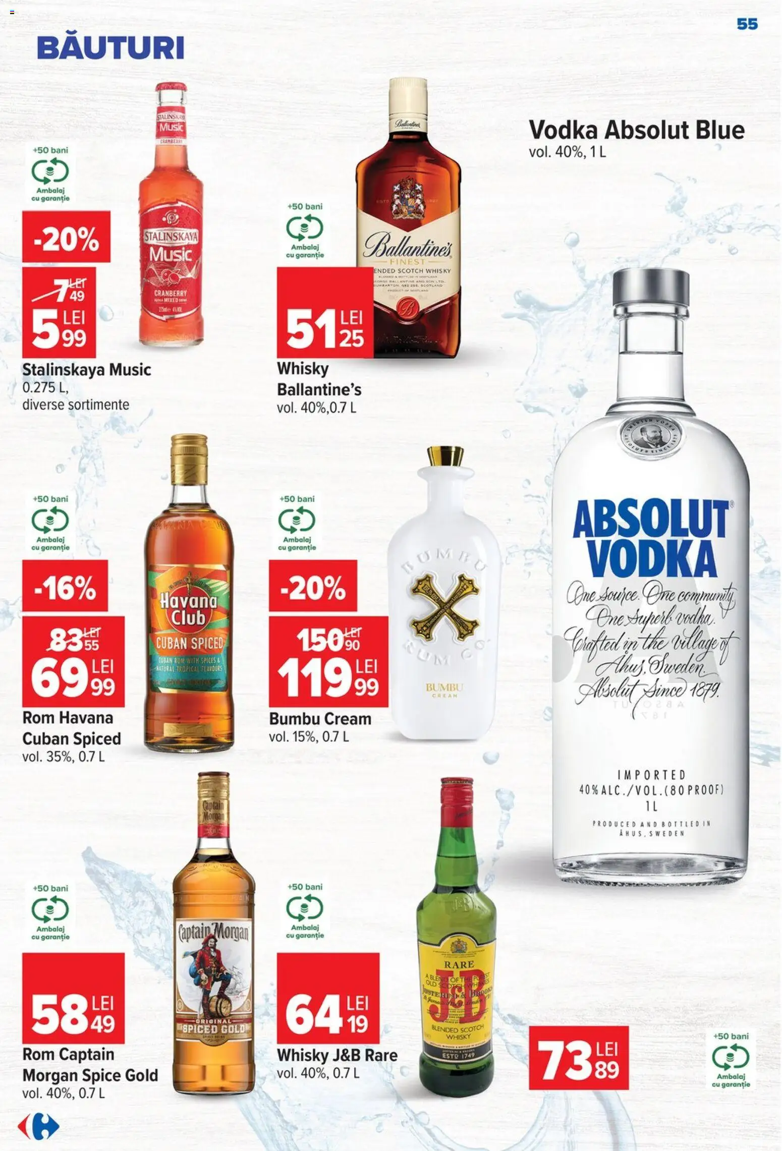 Catalog Carrefour 17 - 22 Iunie 2026 | Pagina 54 | Produse: Klementiinit, Rom, Vodka