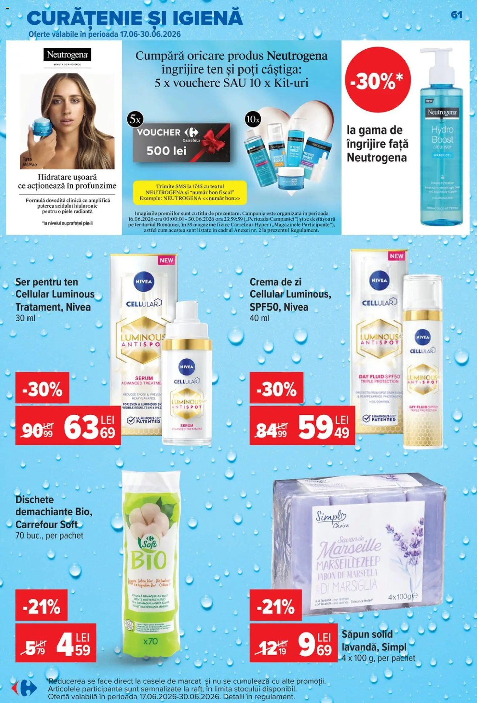 Catalog Carrefour 17 - 22 Iunie 2026 | Pagina 60 | Produse: Şerit ödül, Săpun solid, Cremă, Săpun