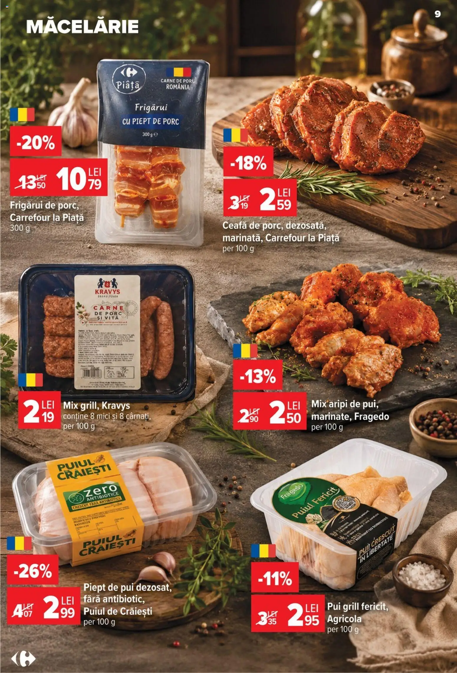 Catalog Carrefour 17 - 22 Iunie 2026 | Pagina 8 | Produse: Grill, Hacıyatmaz Kedi Oyuncağı, Mici, Carne De Porc