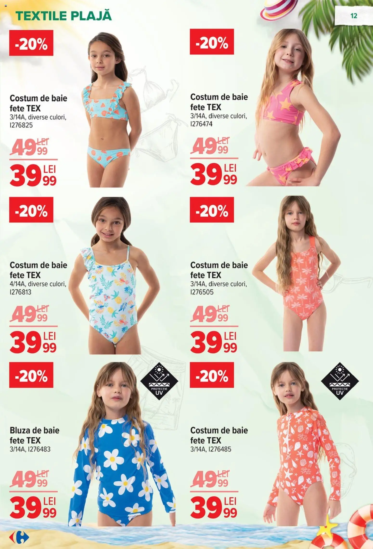 Catalog Carrefour 17 - 29 Iunie 2026 | Pagina 12 | Produse: Bluză, Costum de baie, Costum