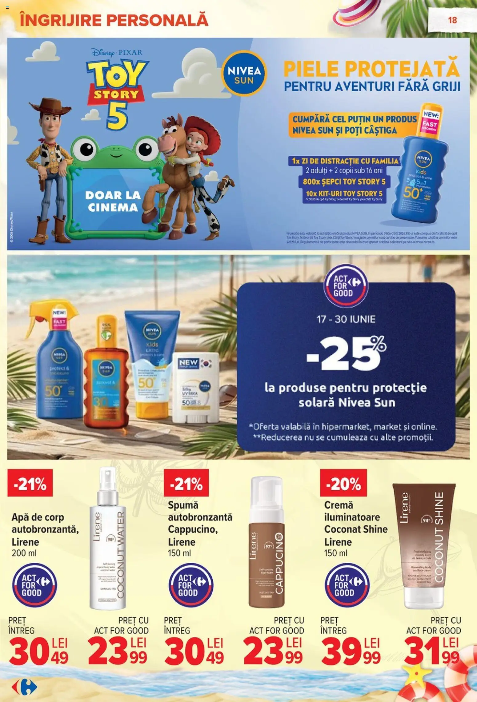Catalog Carrefour 17 - 29 Iunie 2026 | Pagina 18 | Produse: Body, Cremă, Apă