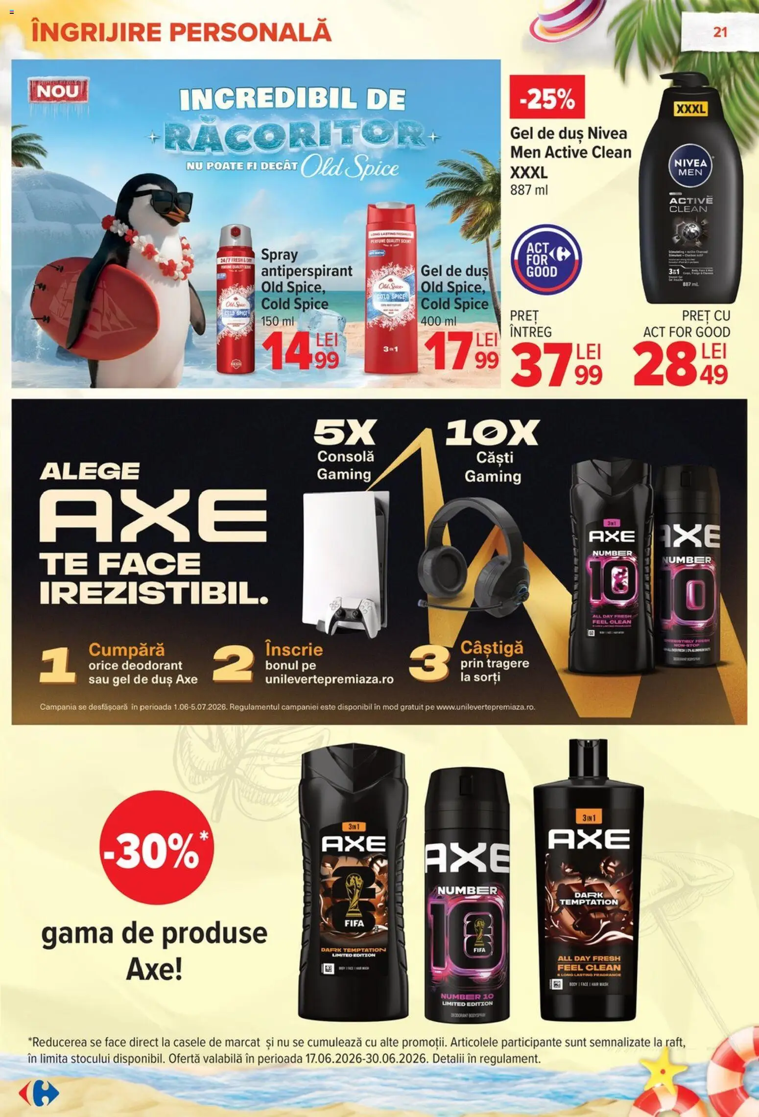 Catalog Carrefour 17 - 29 Iunie 2026 | Pagina 21 | Produse: Kısırlaştırılmış Kedi Maması, Pomelo, Duș, Gel de duș