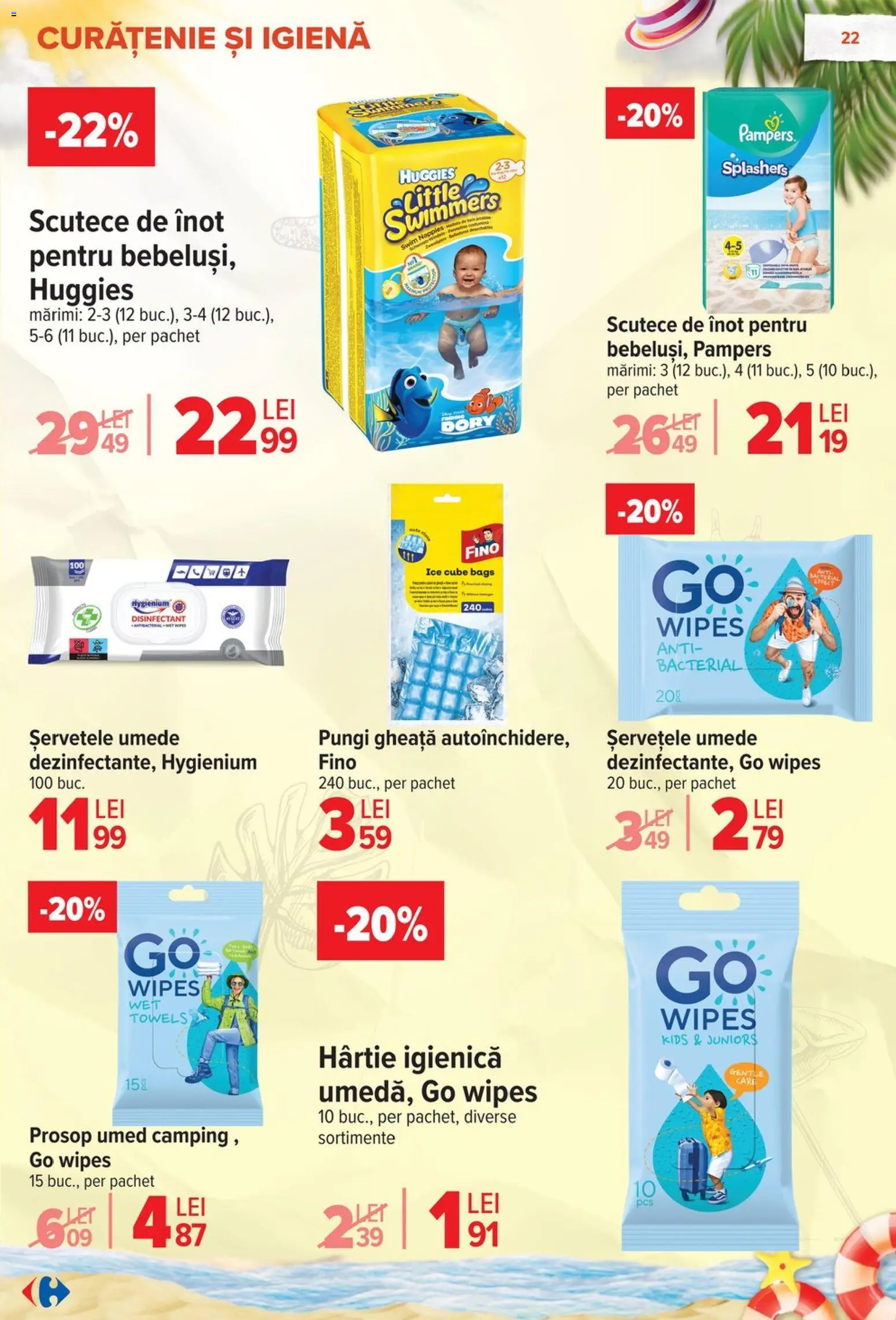 Catalog Carrefour 17 - 29 Iunie 2026 | Pagina 23 | Produse: Șervețele umede, Scutece