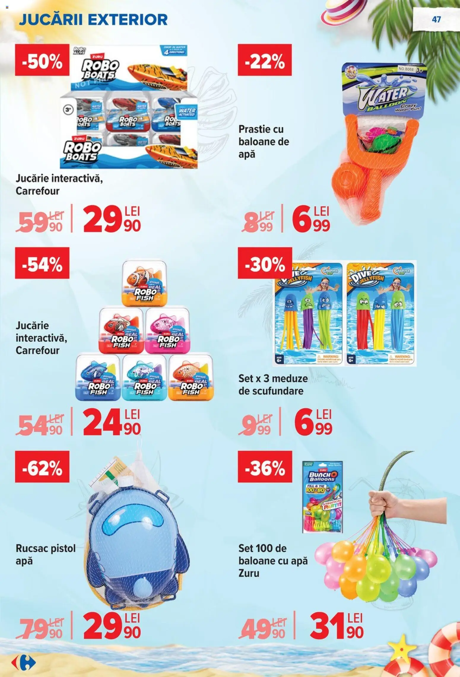 Catalog Carrefour 17 - 29 Iunie 2026 | Pagina 48 | Produse: Robot, Apă, Rucsac