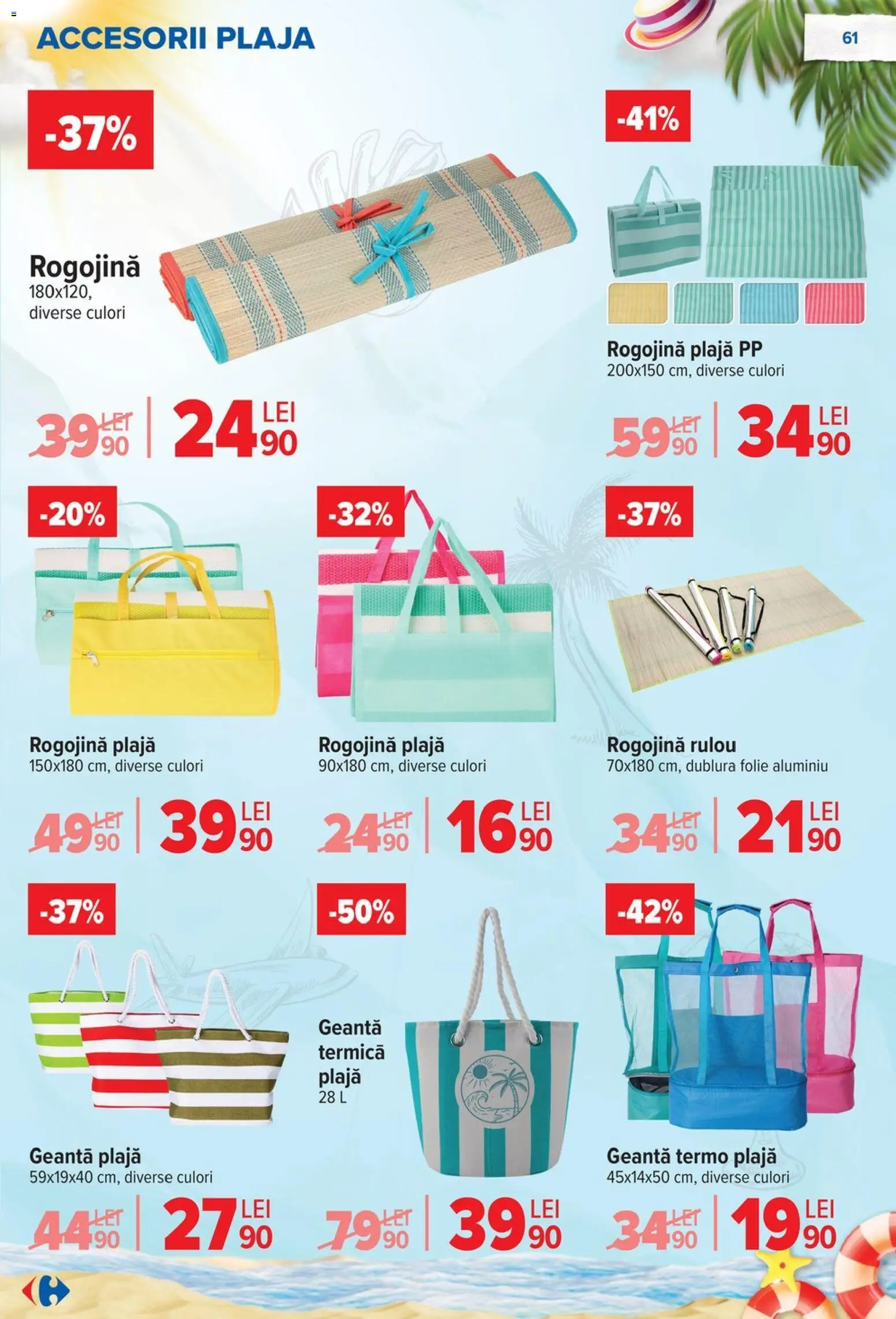 Catalog Carrefour 17 - 29 Iunie 2026 | Pagina 62 | Produse: Geantă, Rogojină