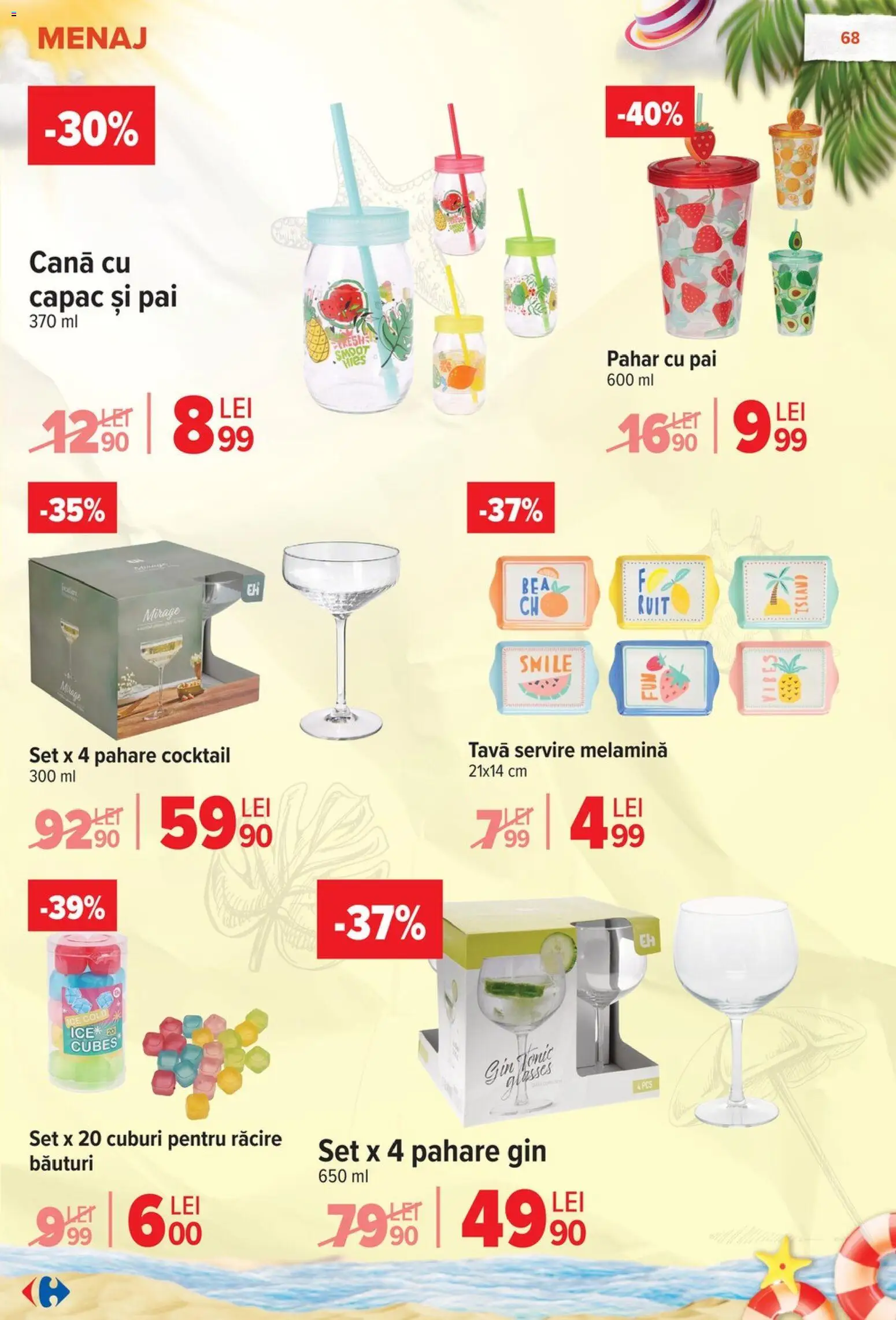 Catalog Carrefour 17 - 29 Iunie 2026 | Pagina 69 | Produse: Pahare, Cocktail, Gin