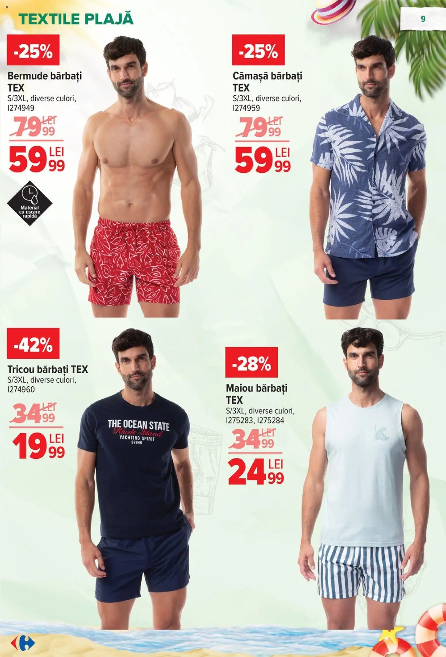 Catalog Carrefour 17 - 29 Iunie 2026 | Pagina 9 | Produse: Tricou, Maiou