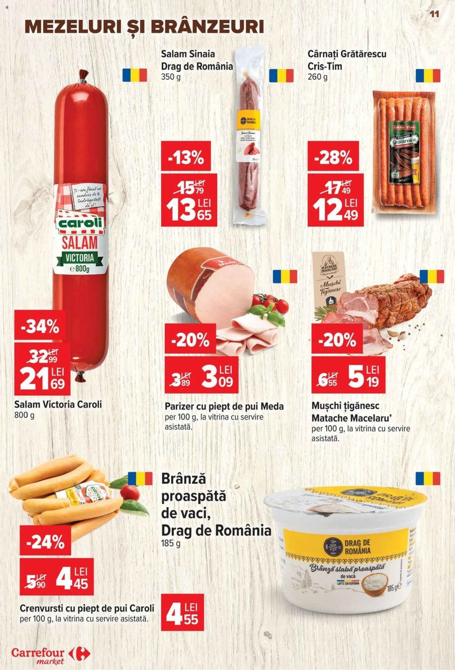 Catalog Carrefour 17 - 22 Iunie 2026 | Pagina 10 | Produse: Hacıyatmaz Kedi Oyuncağı, Vitrină, Crenvurști, Brânză
