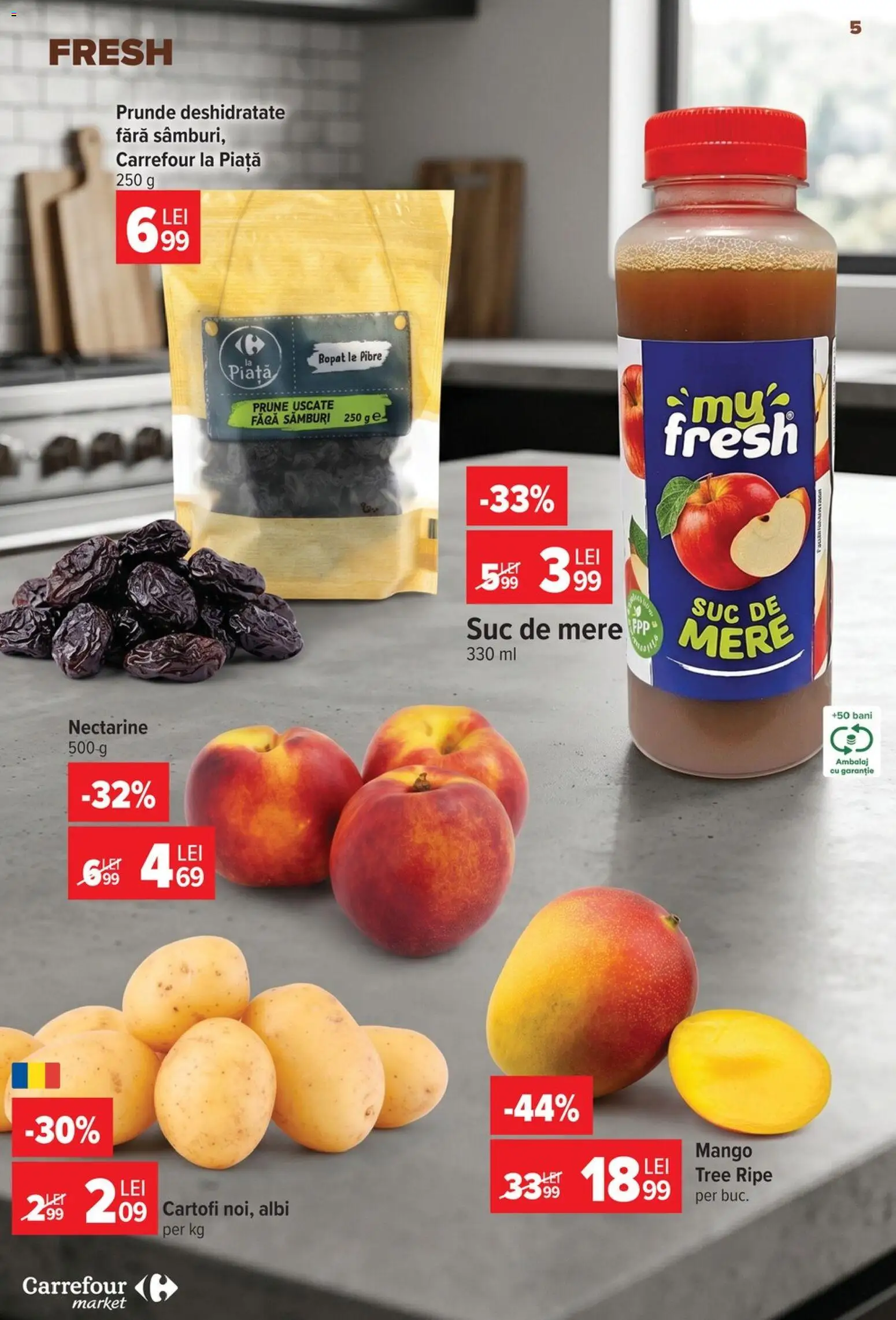 Catalog Carrefour 17 - 22 Iunie 2026 | Pagina 4 | Produse: Temizlik kovası, Mere, Prune, Cartofi