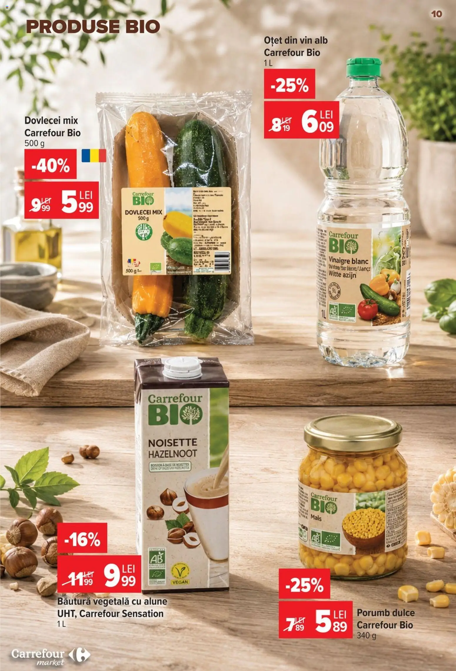 Catalog Carrefour 17 - 22 Iunie 2026 | Pagina 9 | Produse: Şerit ödül, Alune, Oțet, Porumb