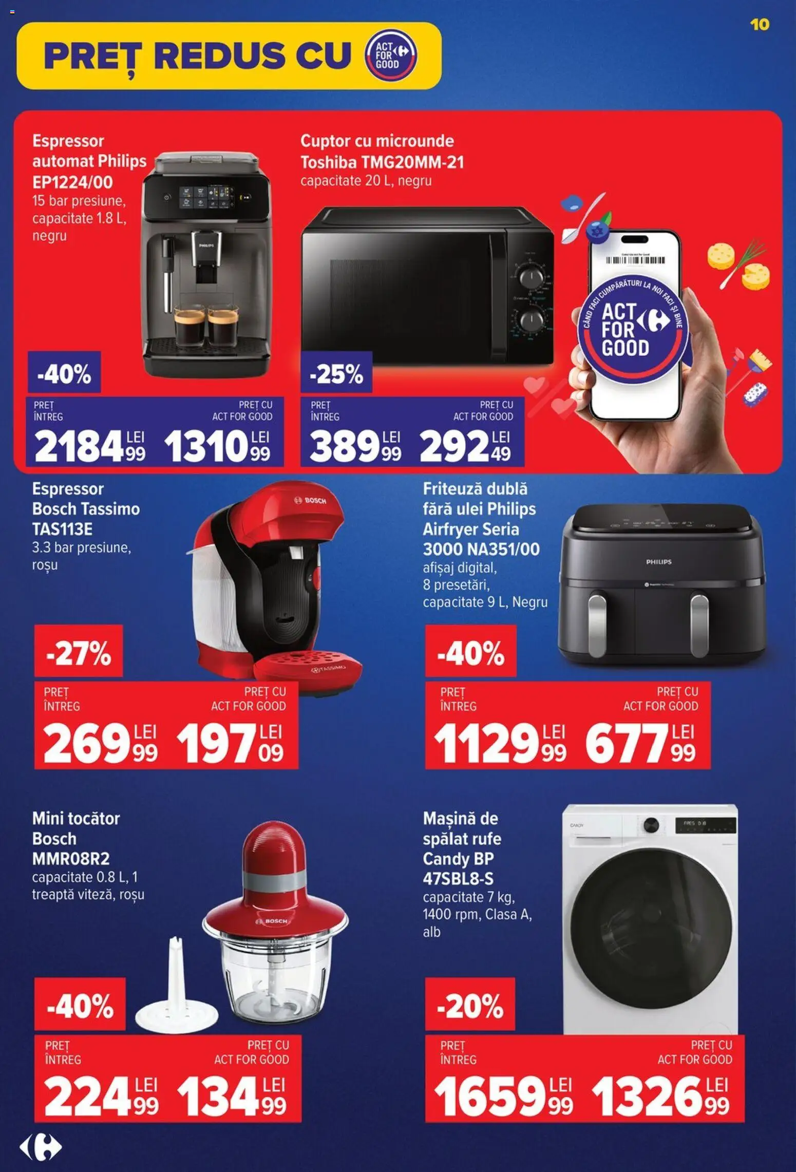 Catalog Carrefour 17 - 29 Iunie 2026 | Pagina 12 | Produse: Enginar, Cuptor Cu Microunde, Friteuză, Ulei