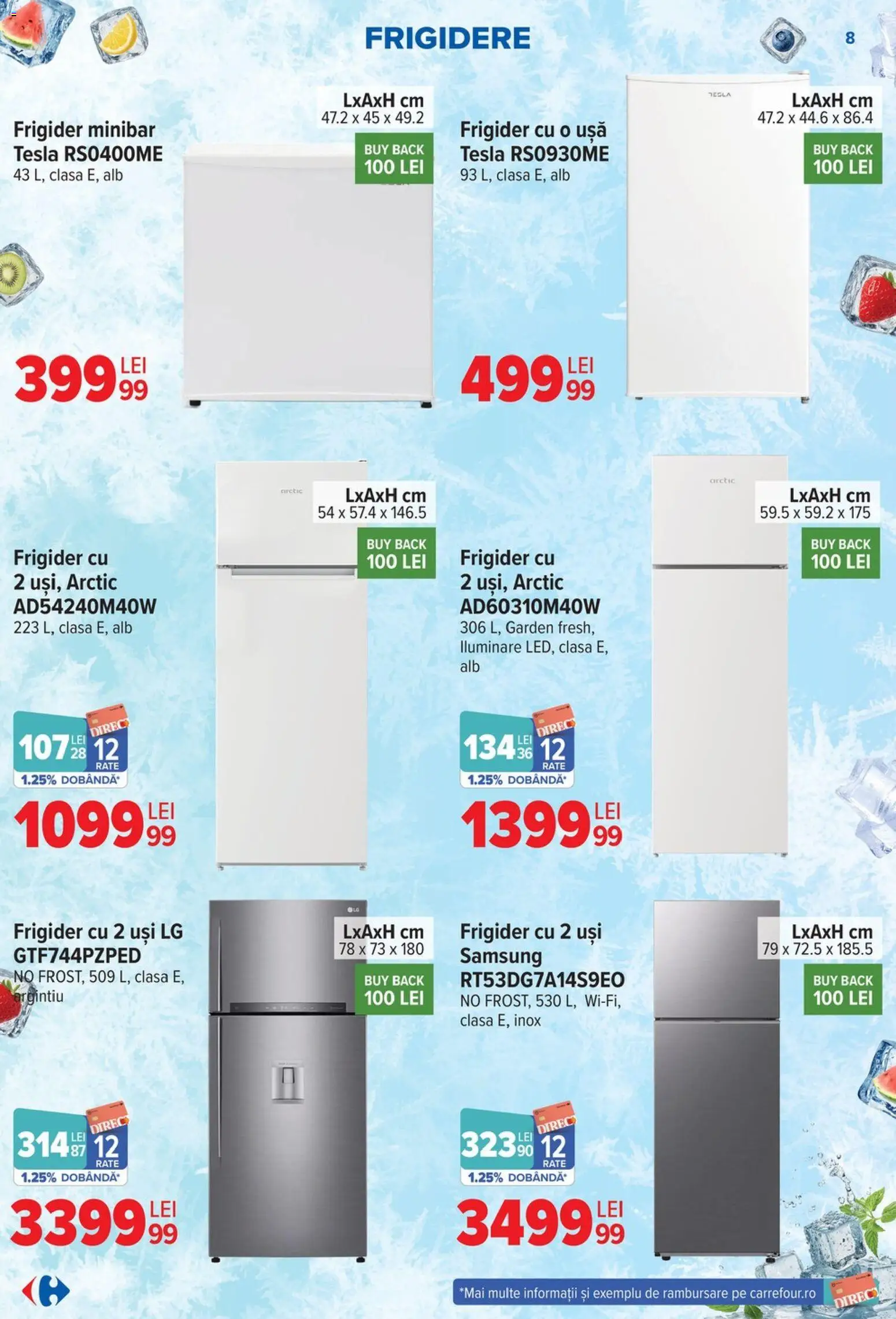 Catalog Carrefour 17 Iunie - 13 Iulie 2026 | Pagina 8 | Produse: Frigider, Ușă