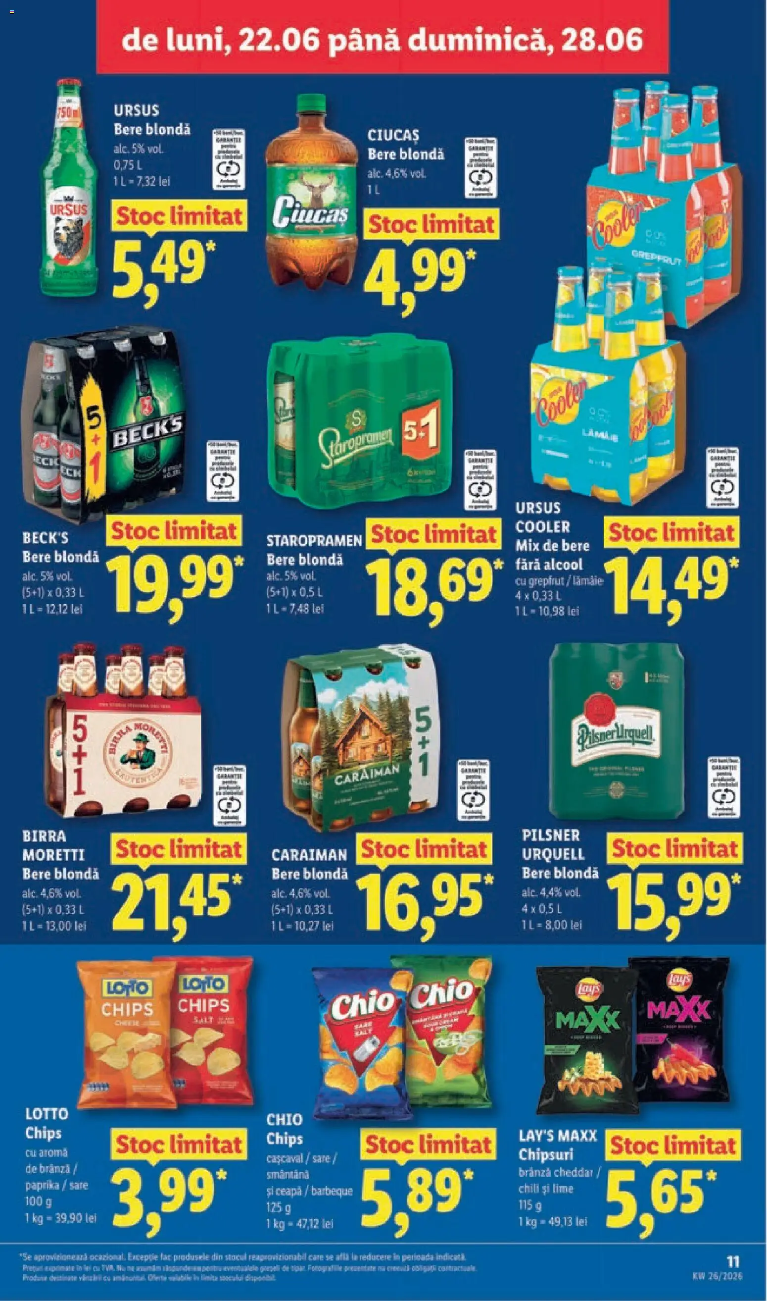 Catalog LIDL 22 - 27 Iunie 2026 | Pagina 11 | Produse: Smântână, Grepfrut, Sare, Lămâie