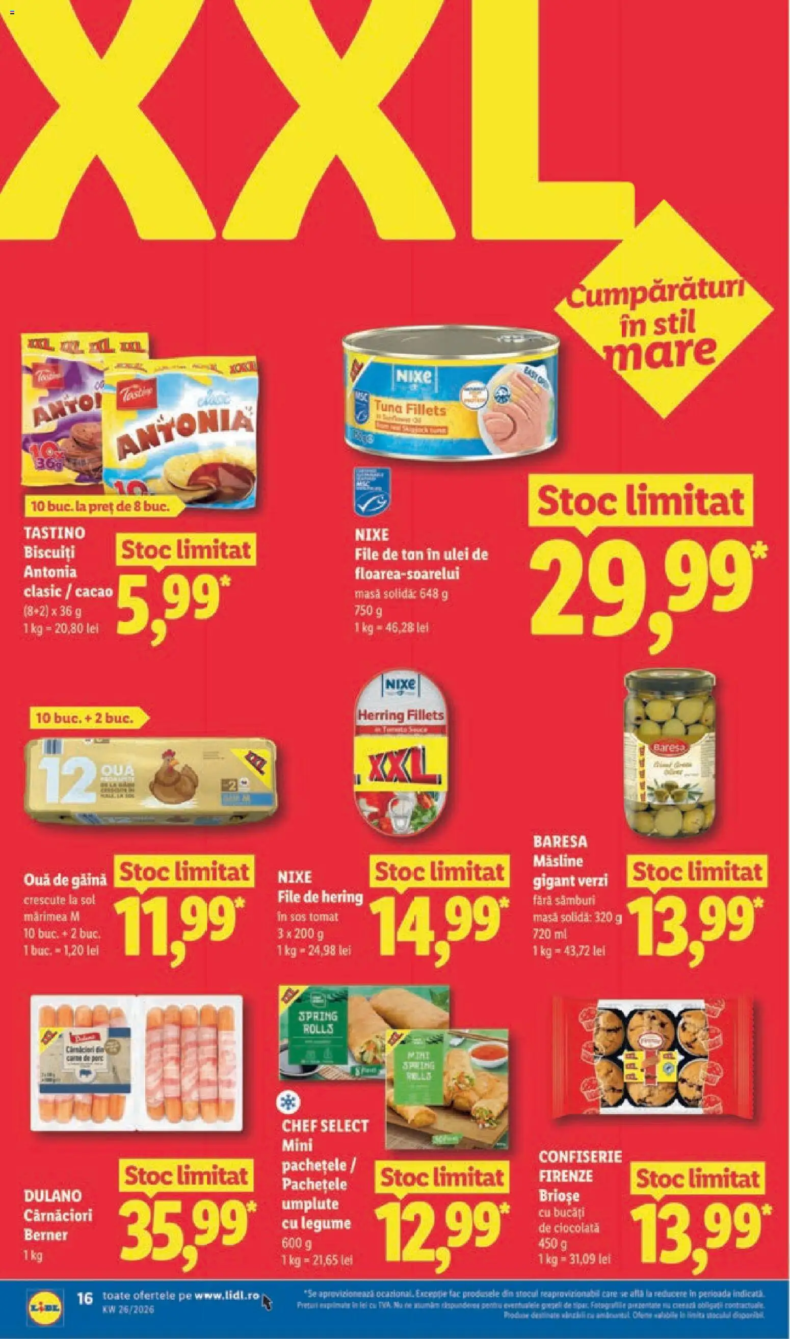 Catalog LIDL 22 - 27 Iunie 2026 | Pagina 16 | Produse: Ouă, Ulei, Ciocolată, Sos