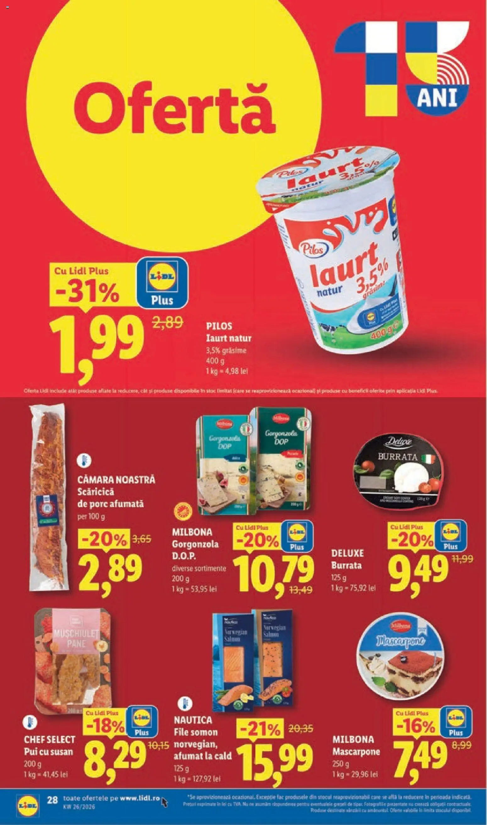Catalog LIDL 22 - 27 Iunie 2026 | Pagina 28 | Produse: Toplar, Hacıyatmaz Kedi Oyuncağı, Iaurt, Mascarpone