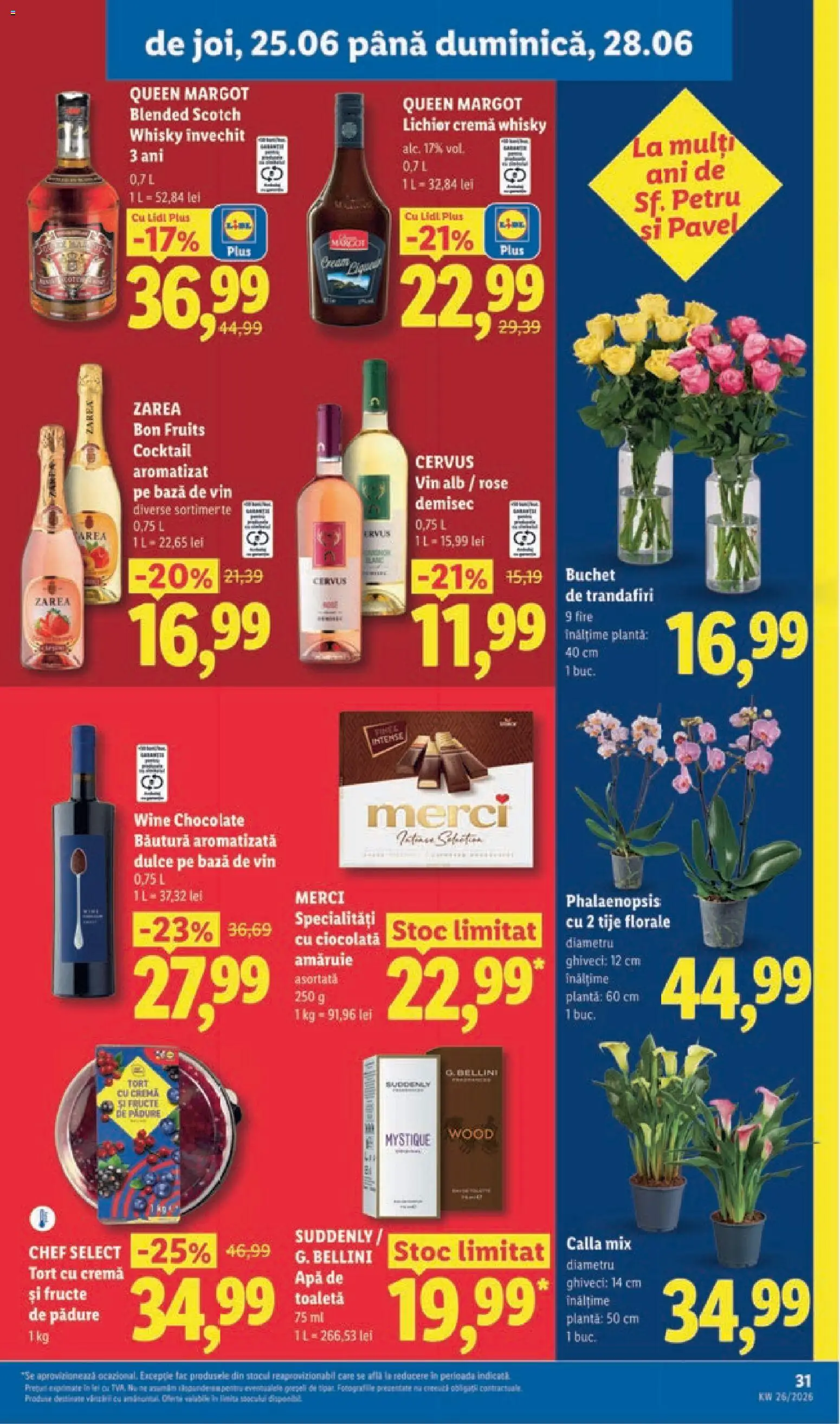 Catalog LIDL 22 - 27 Iunie 2026 | Pagina 31 | Produse: Toaletă, Tort, Cocktail, Fructe