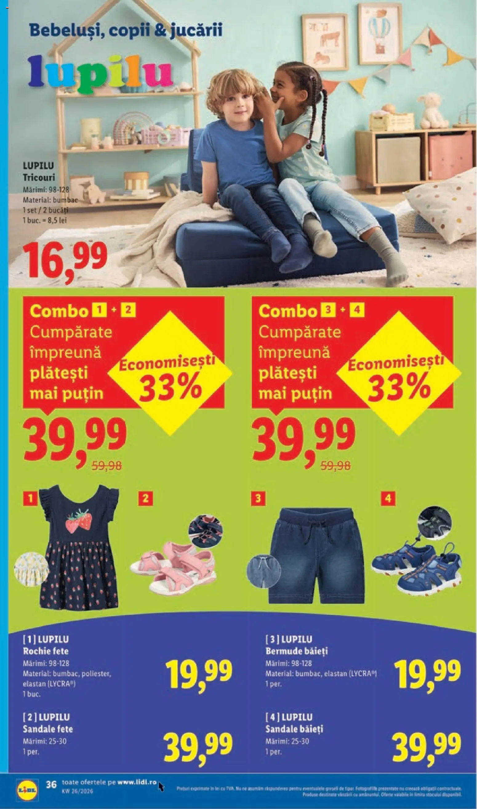 Catalog LIDL 22 - 27 Iunie 2026 | Pagina 36 | Produse: Rochie, Sandale