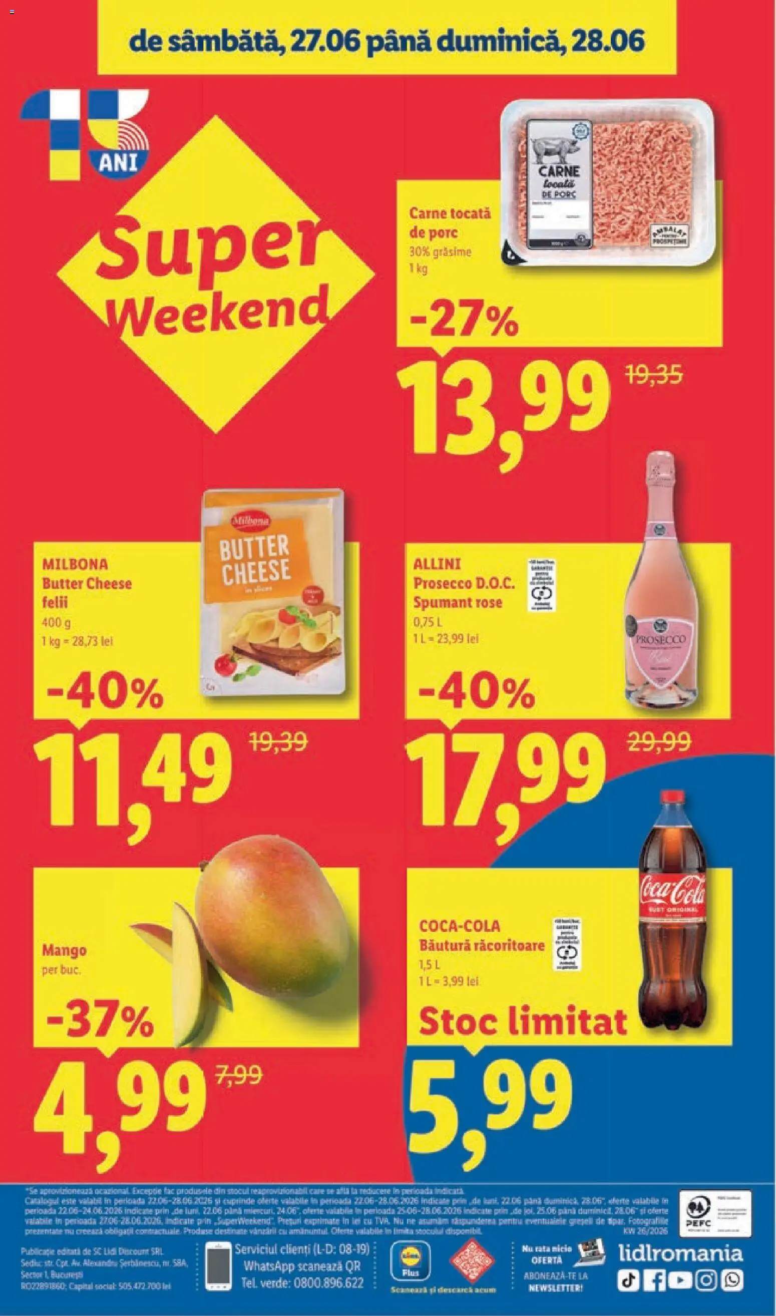 Catalog LIDL 22 - 27 Iunie 2026 | Pagina 40 | Produse: Rață, Carne De Porc, Carne tocată, Mango