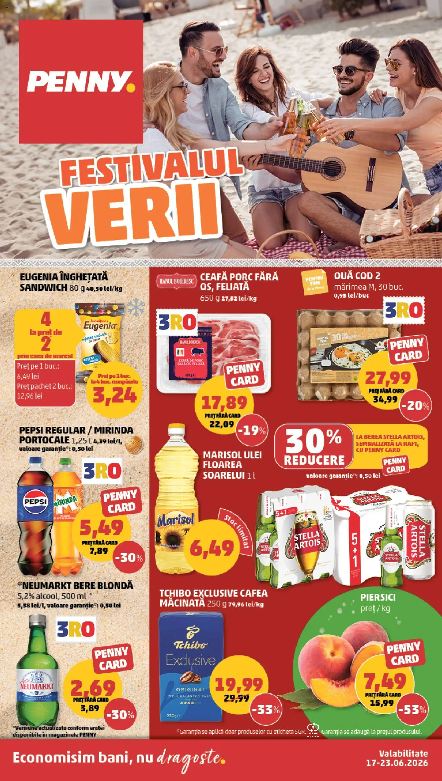 Catalog PENNY Market 17 - 22 Iunie 2026 | Pagina 1 | Produse: Keçeli kalem, Ouă, Ulei, Bant