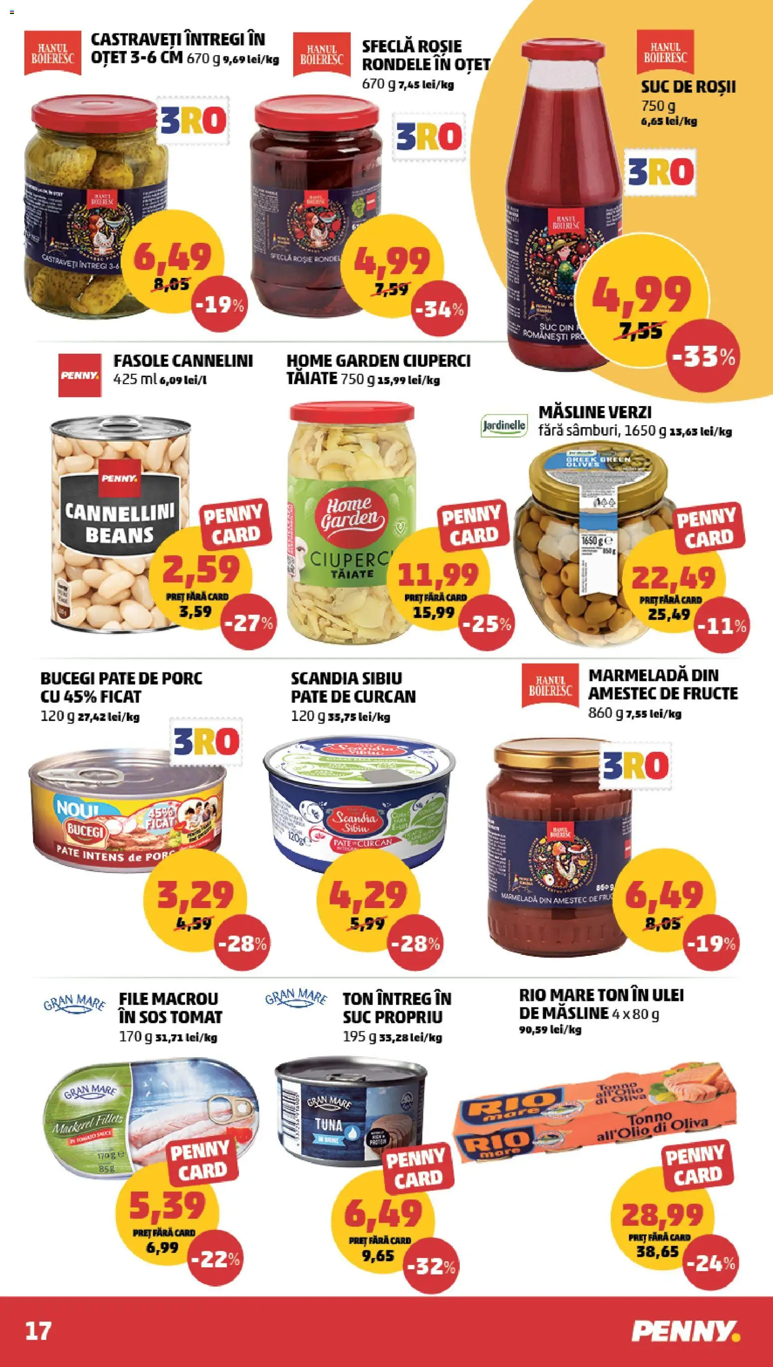 Catalog PENNY Market 17 - 22 Iunie 2026 | Pagina 17 | Produse: Ciuperci, Suc, Castraveți, Sfeclă