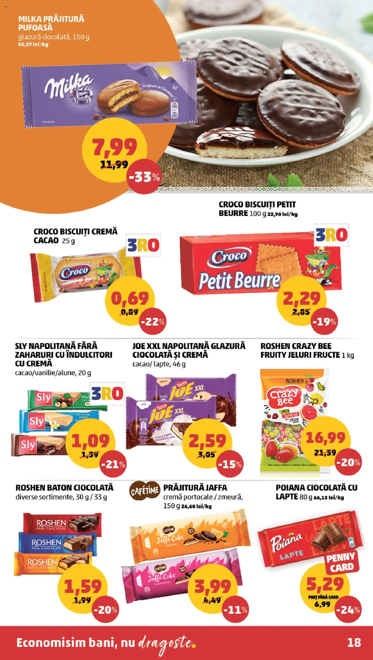 Catalog PENNY Market 17 - 22 Iunie 2026 | Pagina 18 | Produse: Prăjitură, Lapte, Cremă, Biscuiți