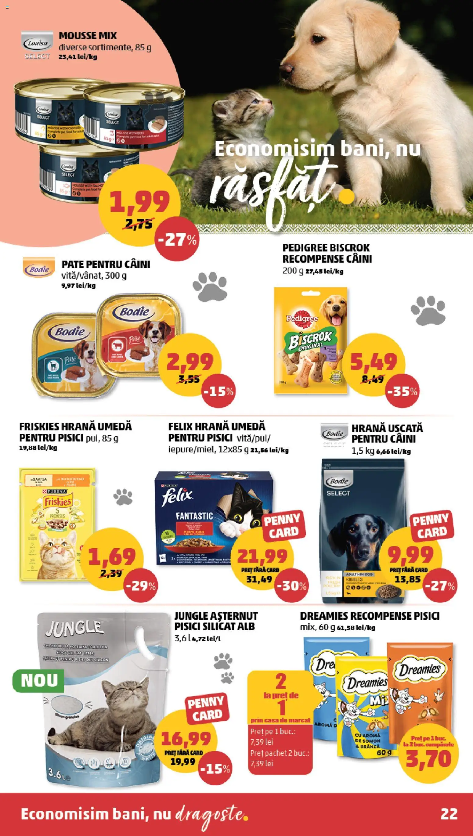 Catalog PENNY Market 17 - 22 Iunie 2026 | Pagina 22 | Produse: Hacıyatmaz Kedi Oyuncağı, Pate, Brânză