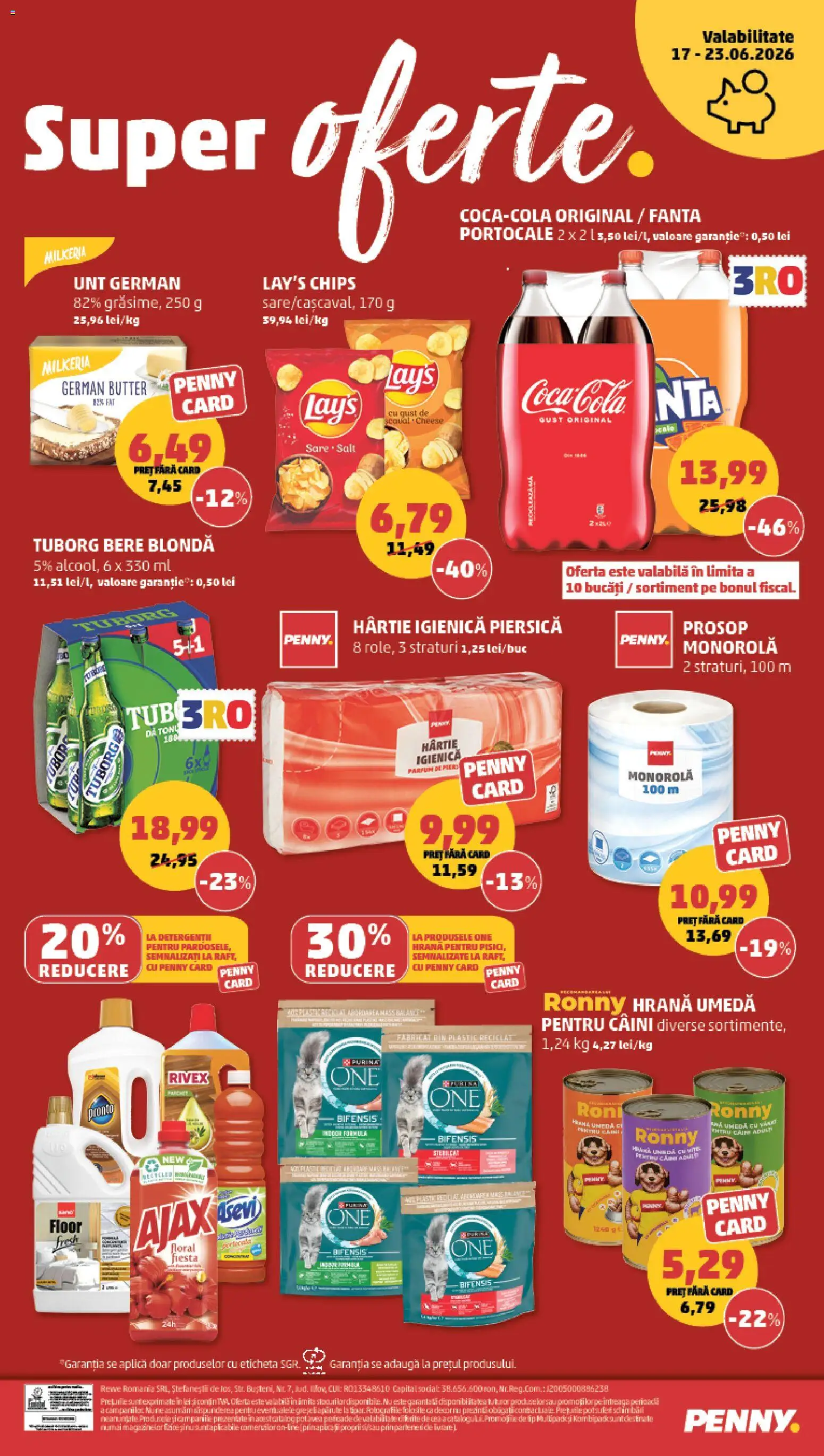Catalog PENNY Market 17 - 22 Iunie 2026 | Pagina 24 | Produse: Piersică, Unt, Bere, Portocale