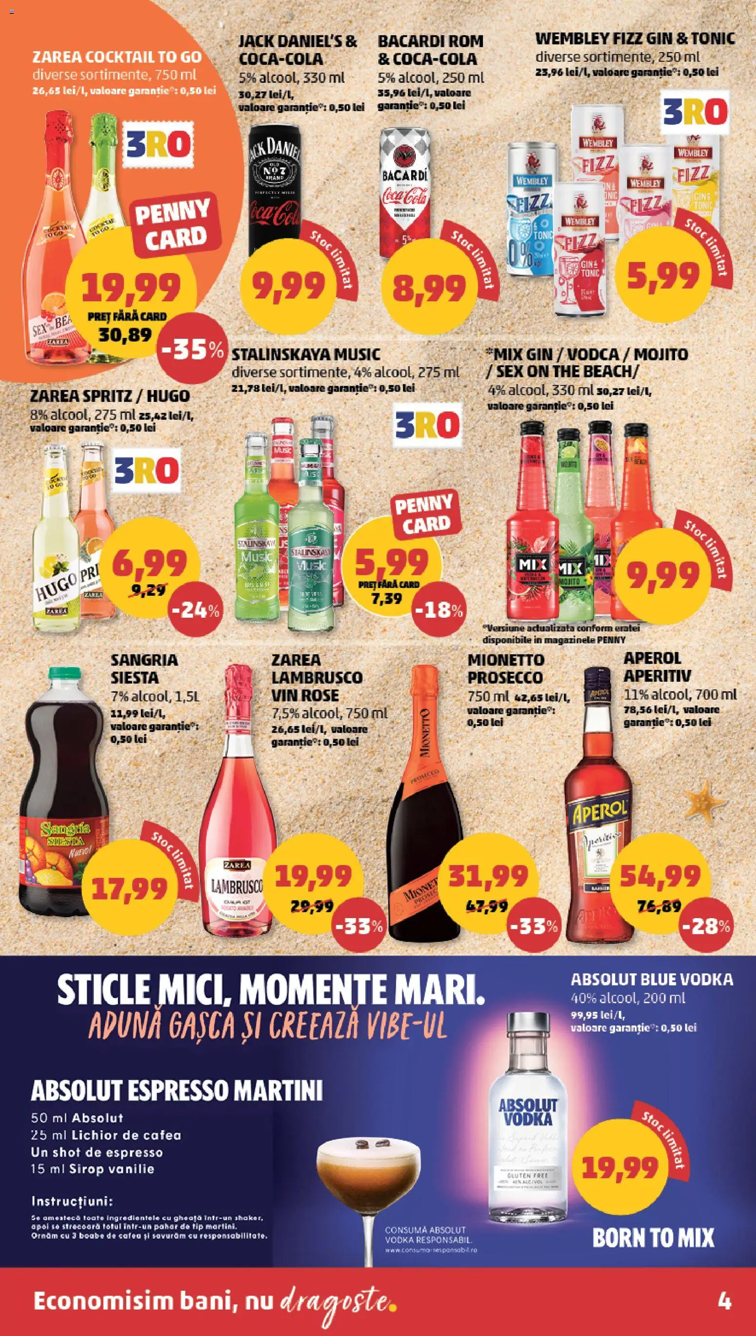 Catalog PENNY Market 17 - 22 Iunie 2026 | Pagina 4 | Produse: Yulaf, Amerikan servis, Prosecco, Aperol