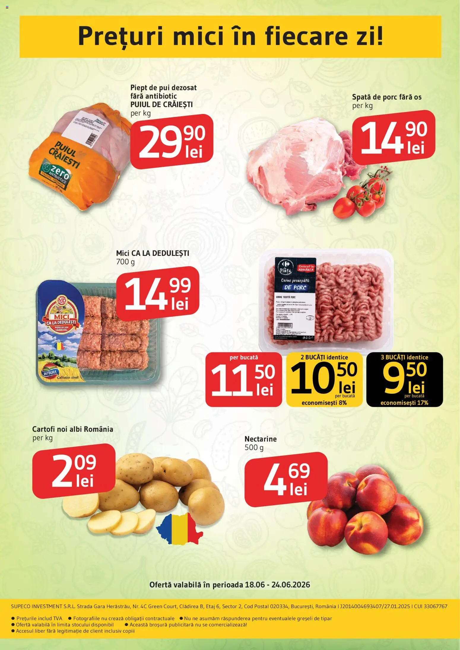 Catalog Supeco 18 - 23 Iunie 2026 | Pagina 2 | Produse: Temizlik kovası, Hacıyatmaz Kedi Oyuncağı, Mici, Cartofi