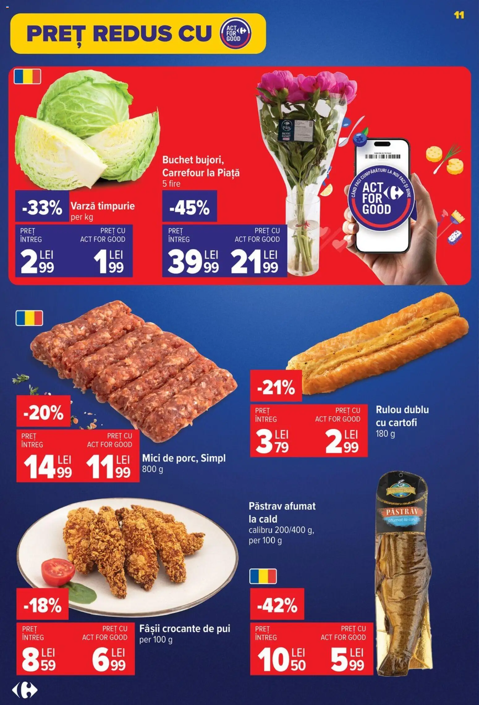 Catalog Carrefour 24 - 29 Iunie 2026 | Pagina 11 | Produse: Varză, Hacıyatmaz Kedi Oyuncağı, Mici, Cartofi